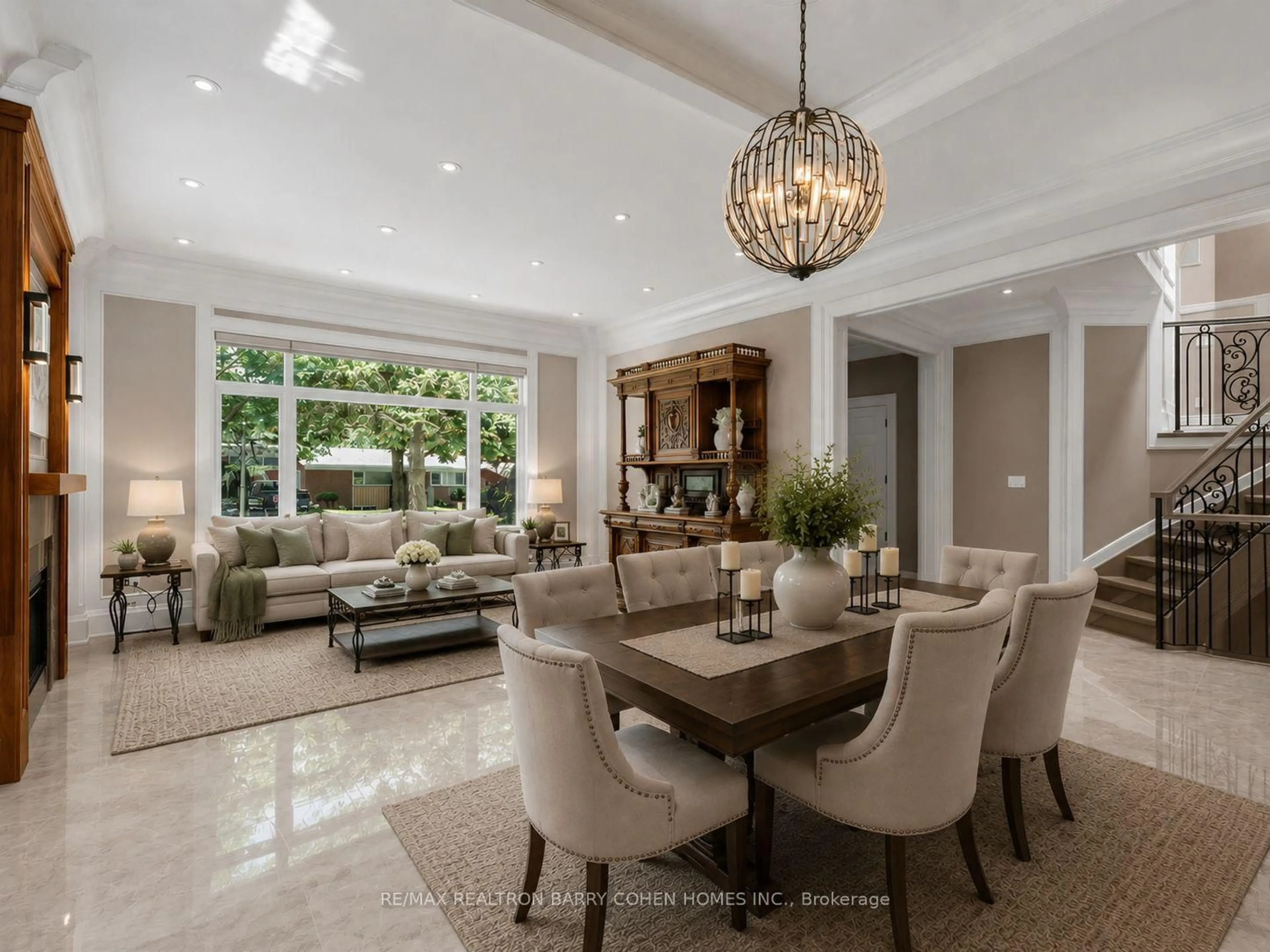 Dining room, ceramic/tile floor for 37 Chatfield Dr, Toronto Ontario M3B 1K6