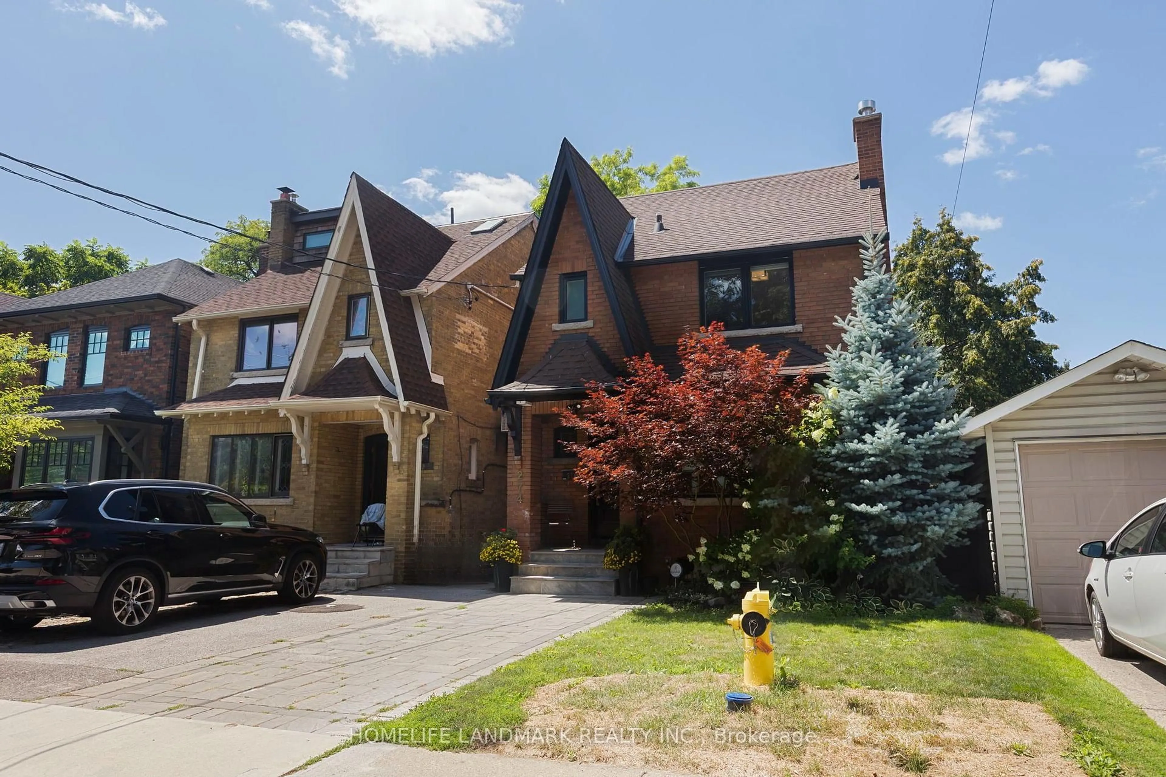 Home with brick exterior material, street for 274 Greer Rd, Toronto Ontario M5M 3P1