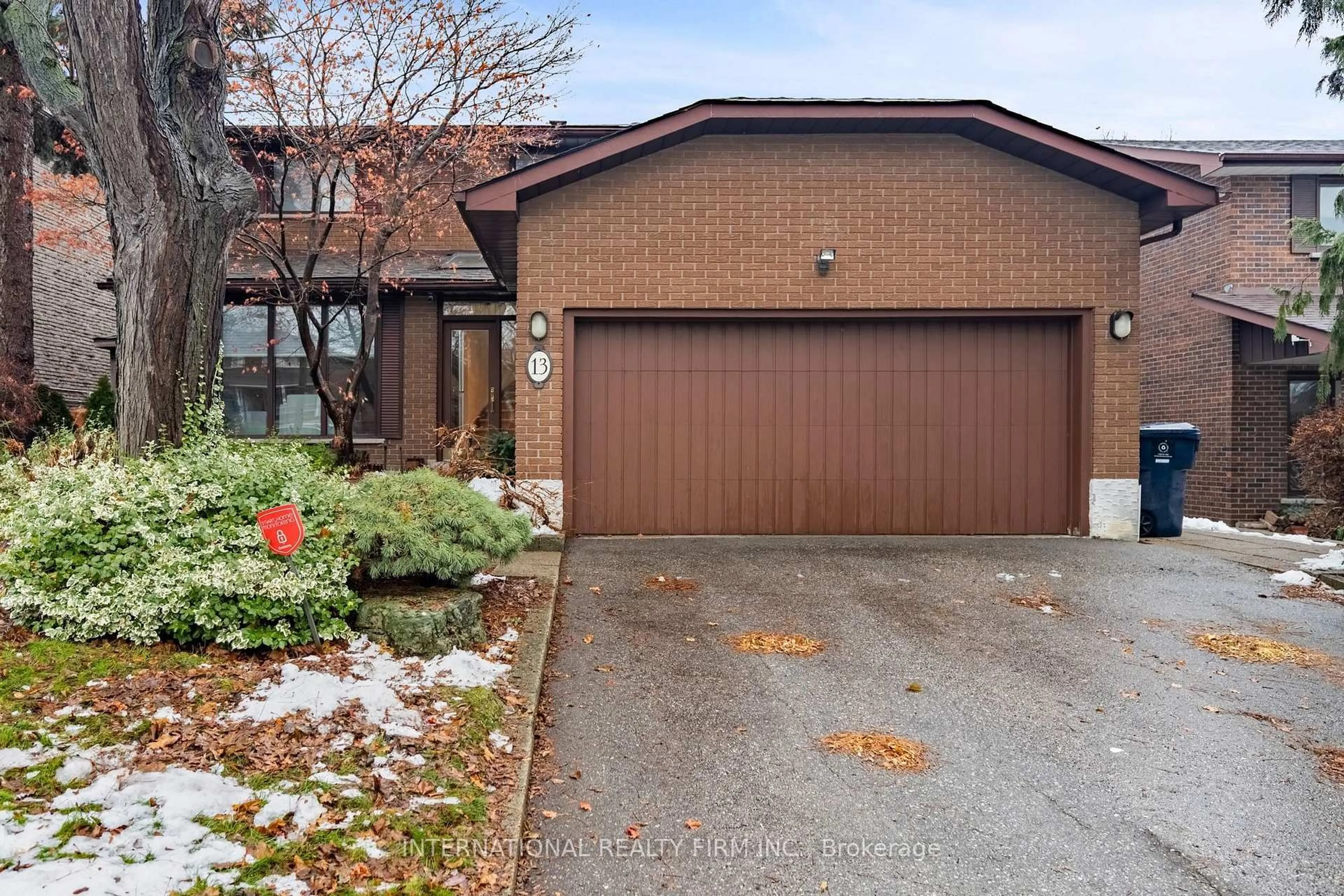 Home with brick exterior material, street for 13 Mistflower Rd, Toronto Ontario M2H 3G8