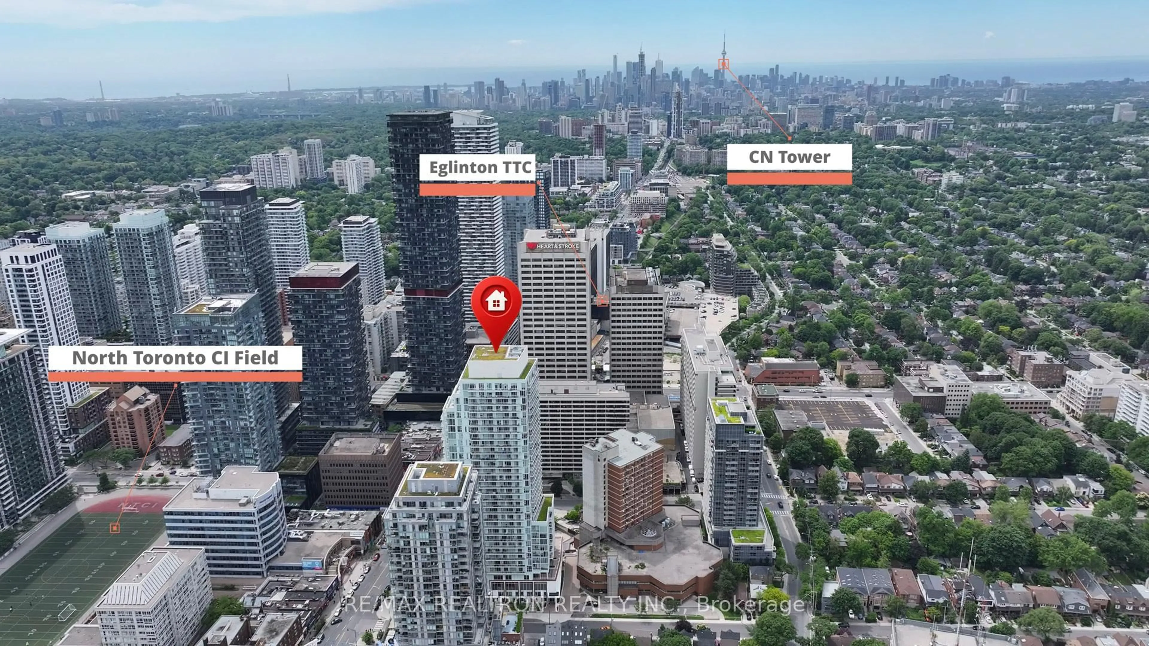 Picture of a map for 33 Helendale Ave #102, Toronto Ontario M4R 0A4