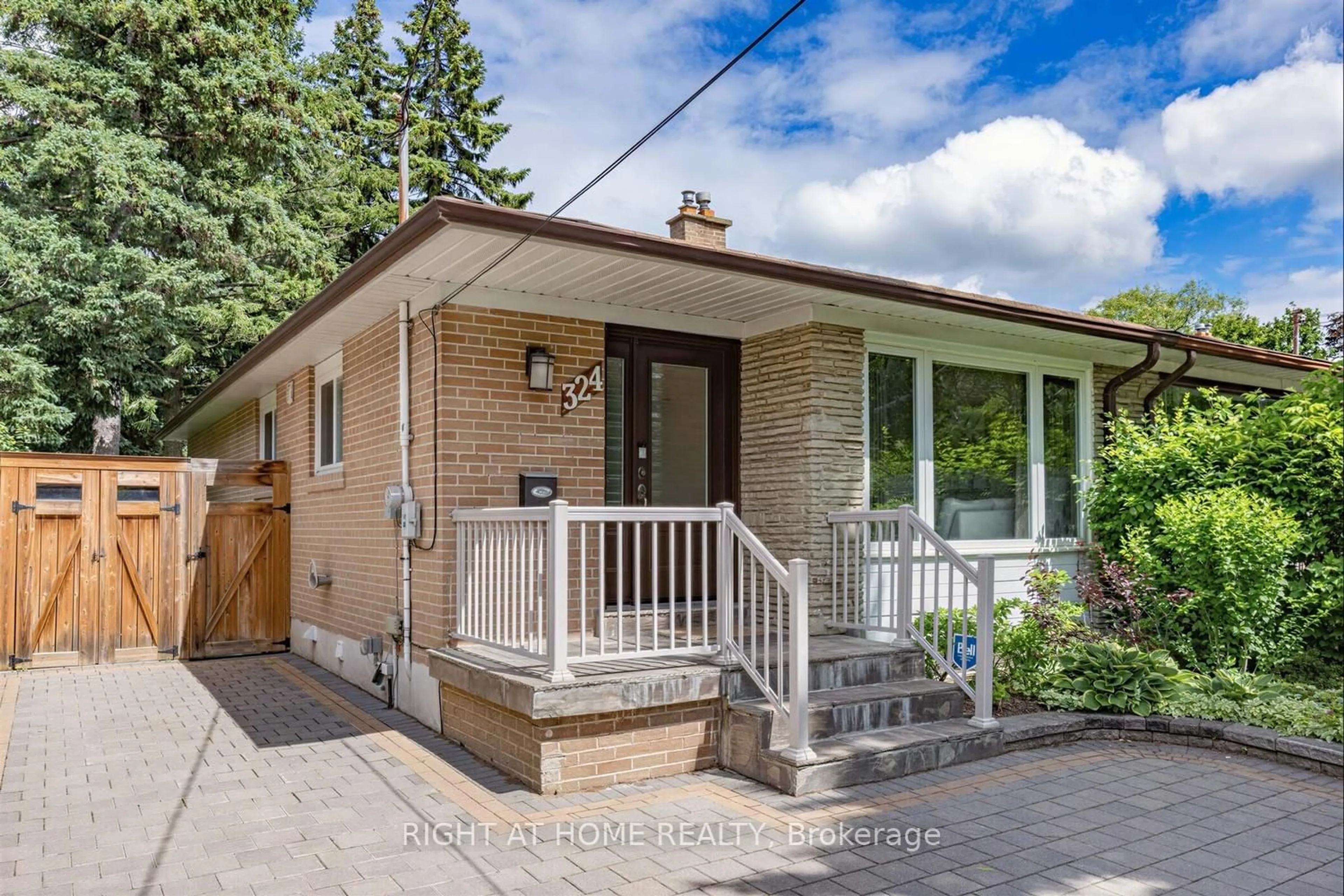 Home with brick exterior material, street for 324 Woodsworth Rd, Toronto Ontario M2L 2T6