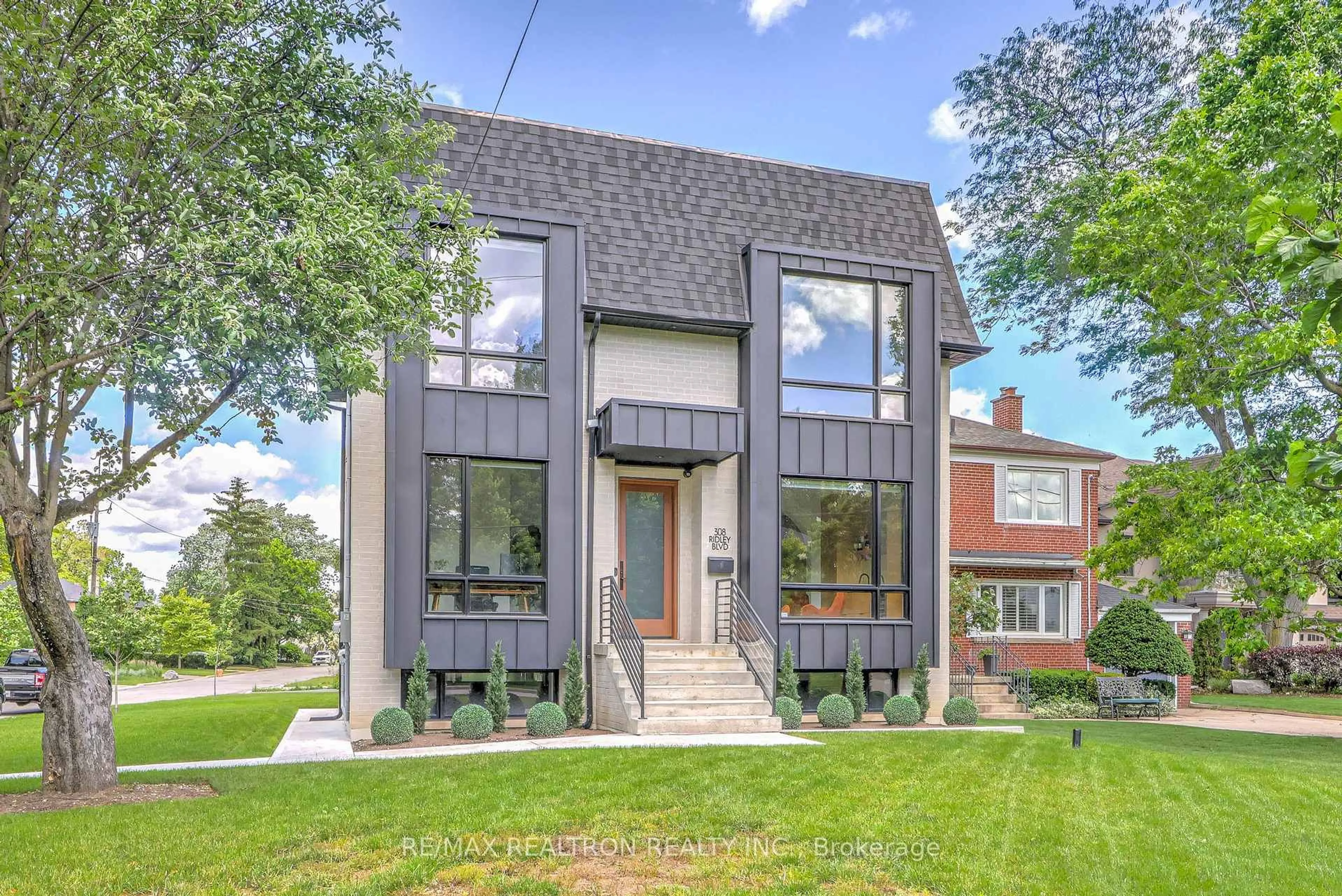Home with brick exterior material, street for 308 Ridley Blvd, Toronto Ontario M3H 1K9