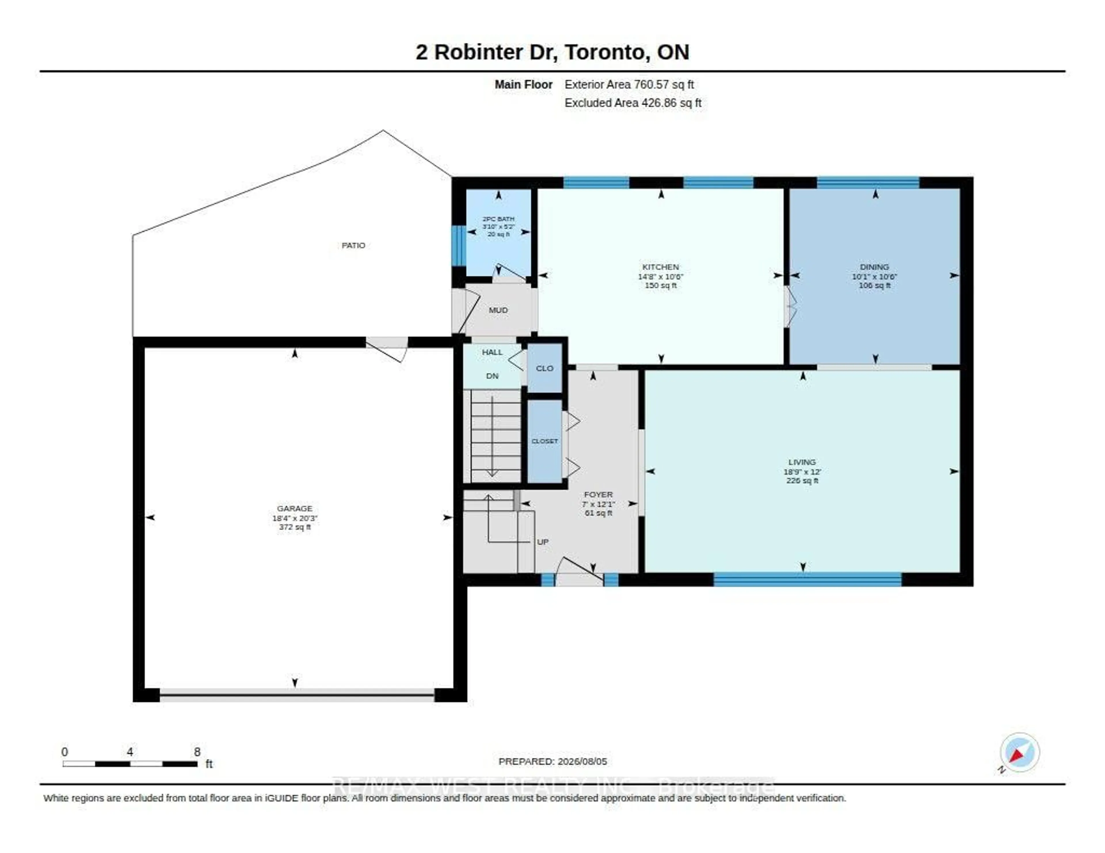 Floor plan for 2 Robinter Dr, Toronto Ontario M2M 3P9