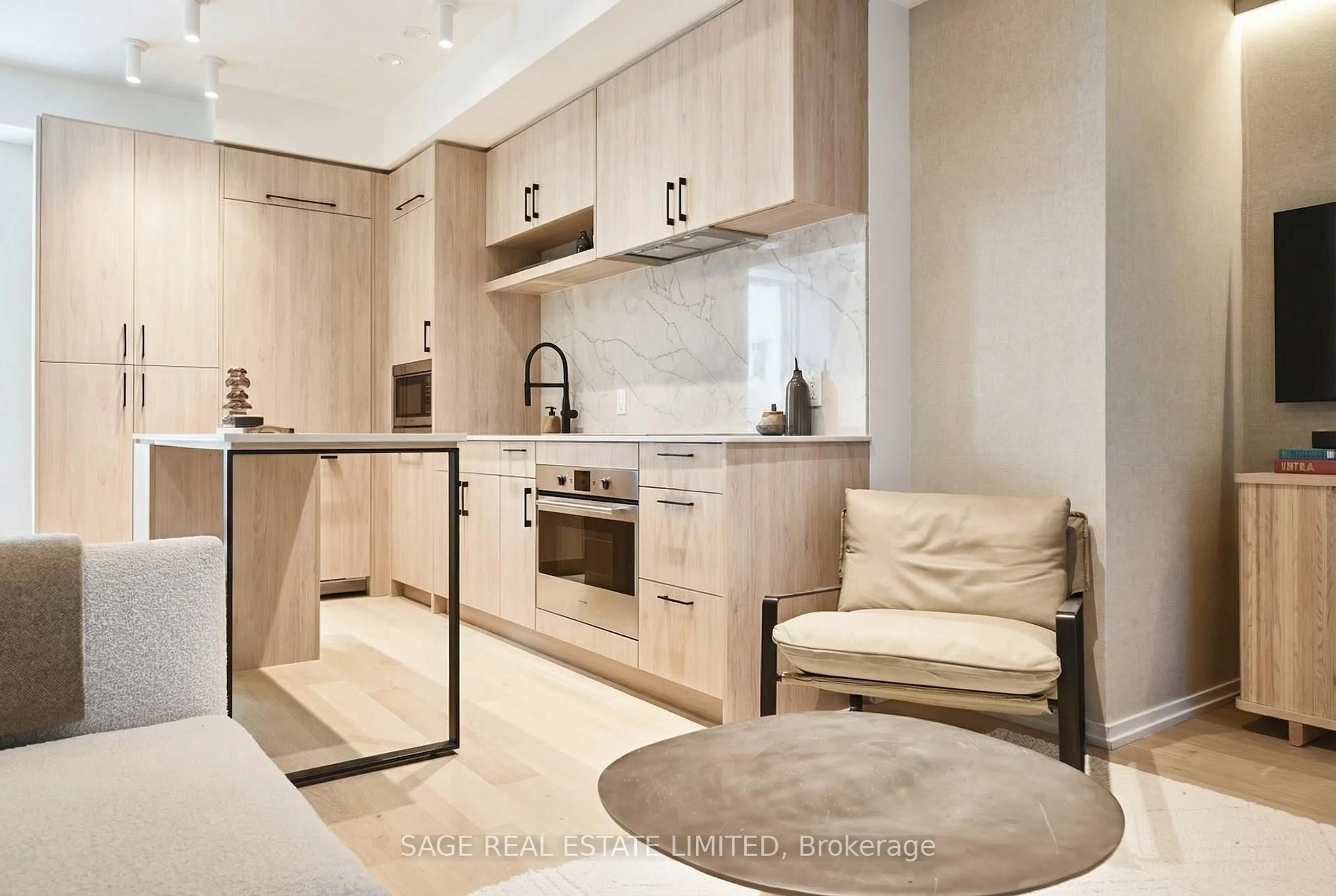 Contemporary kitchen, ceramic/tile floor for 109 Erskine Ave #101, Toronto Ontario M4P 1Y5