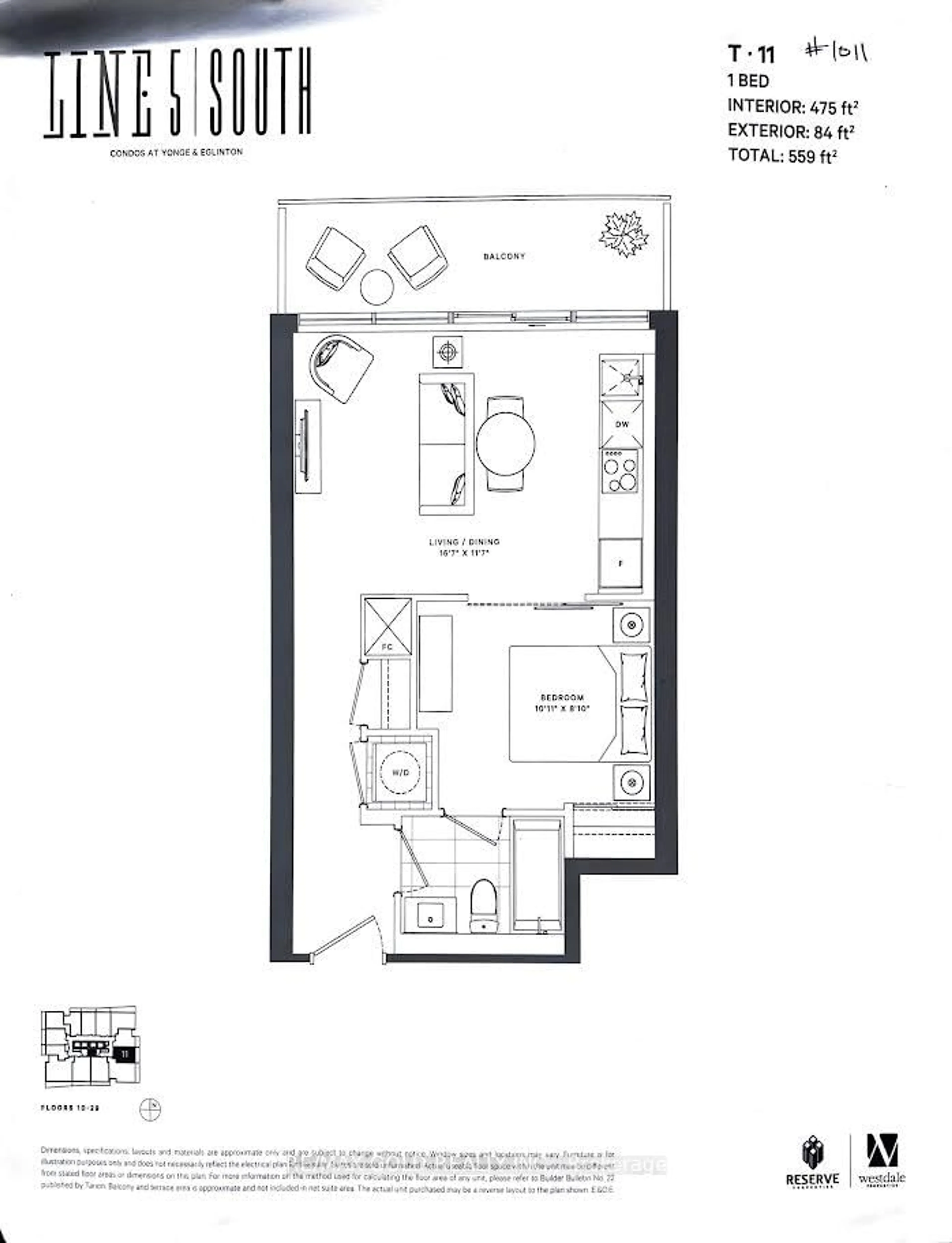 Floor plan for 127 Broadway Ave, Toronto Ontario M4P 1V4