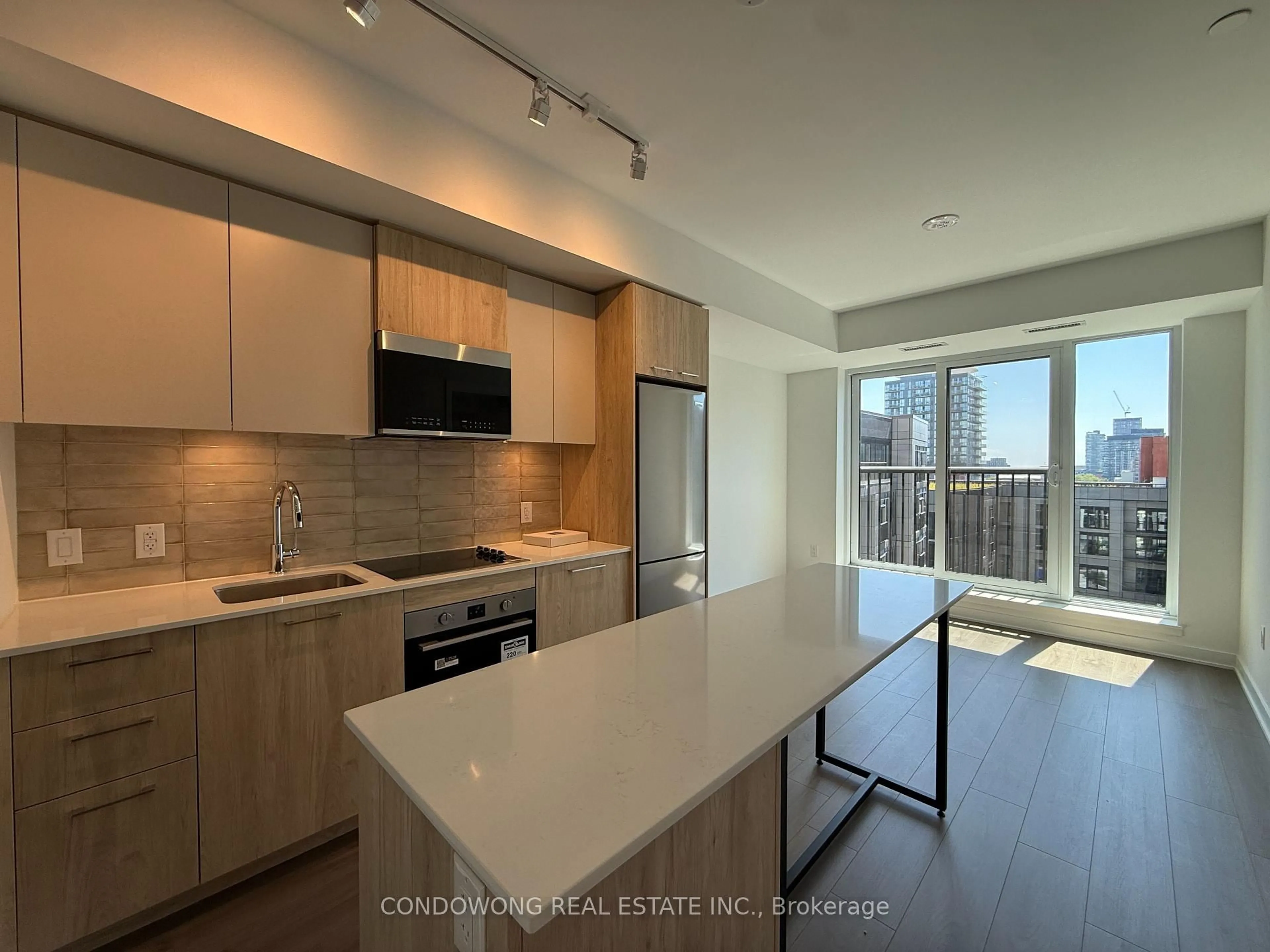 Open concept kitchen, unknown for 30 Dreamers Way #714, Toronto Ontario M5A 0Y7