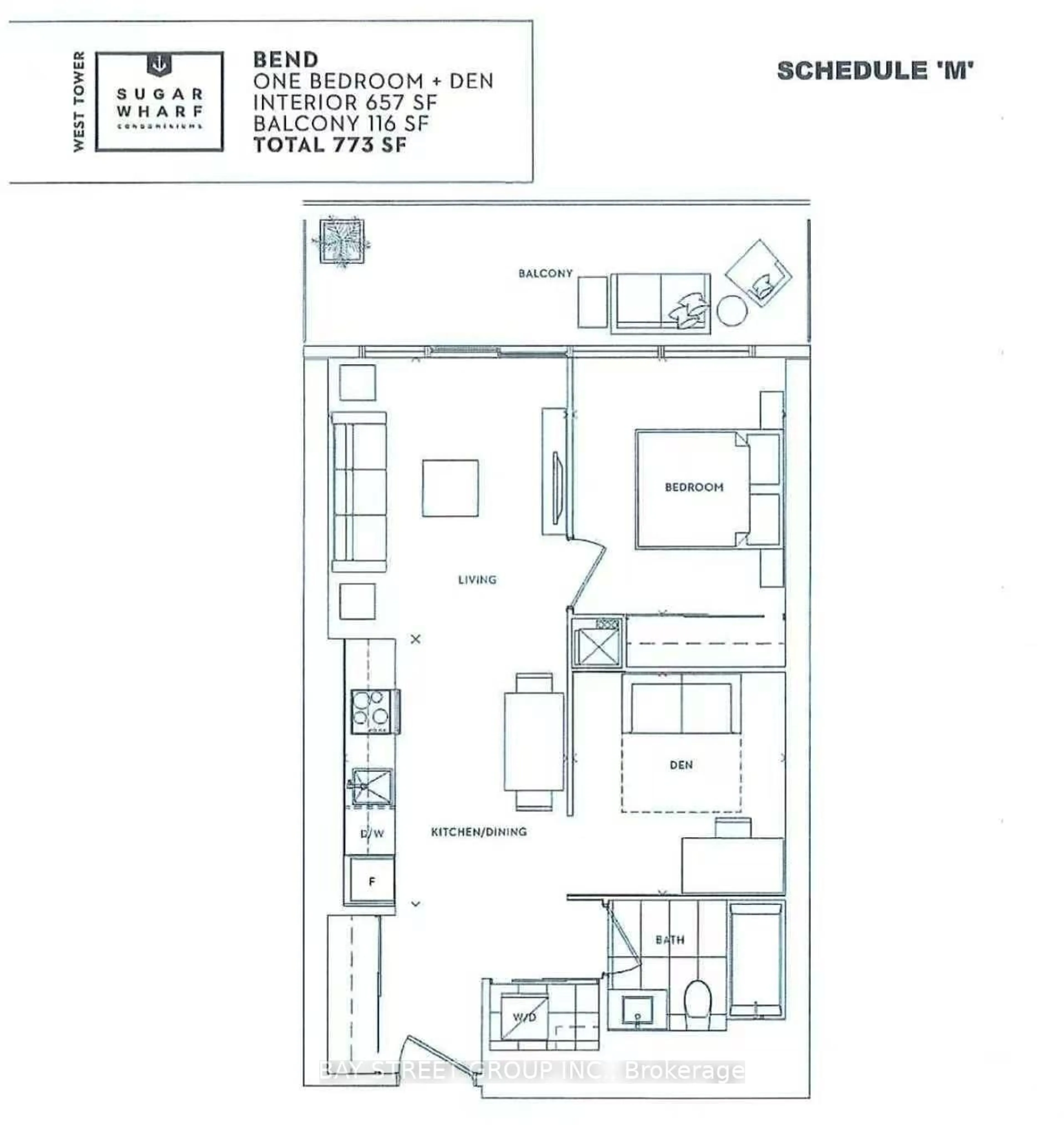 Floor plan for 55 cooper St #4102, Toronto Ontario M5E 0G1