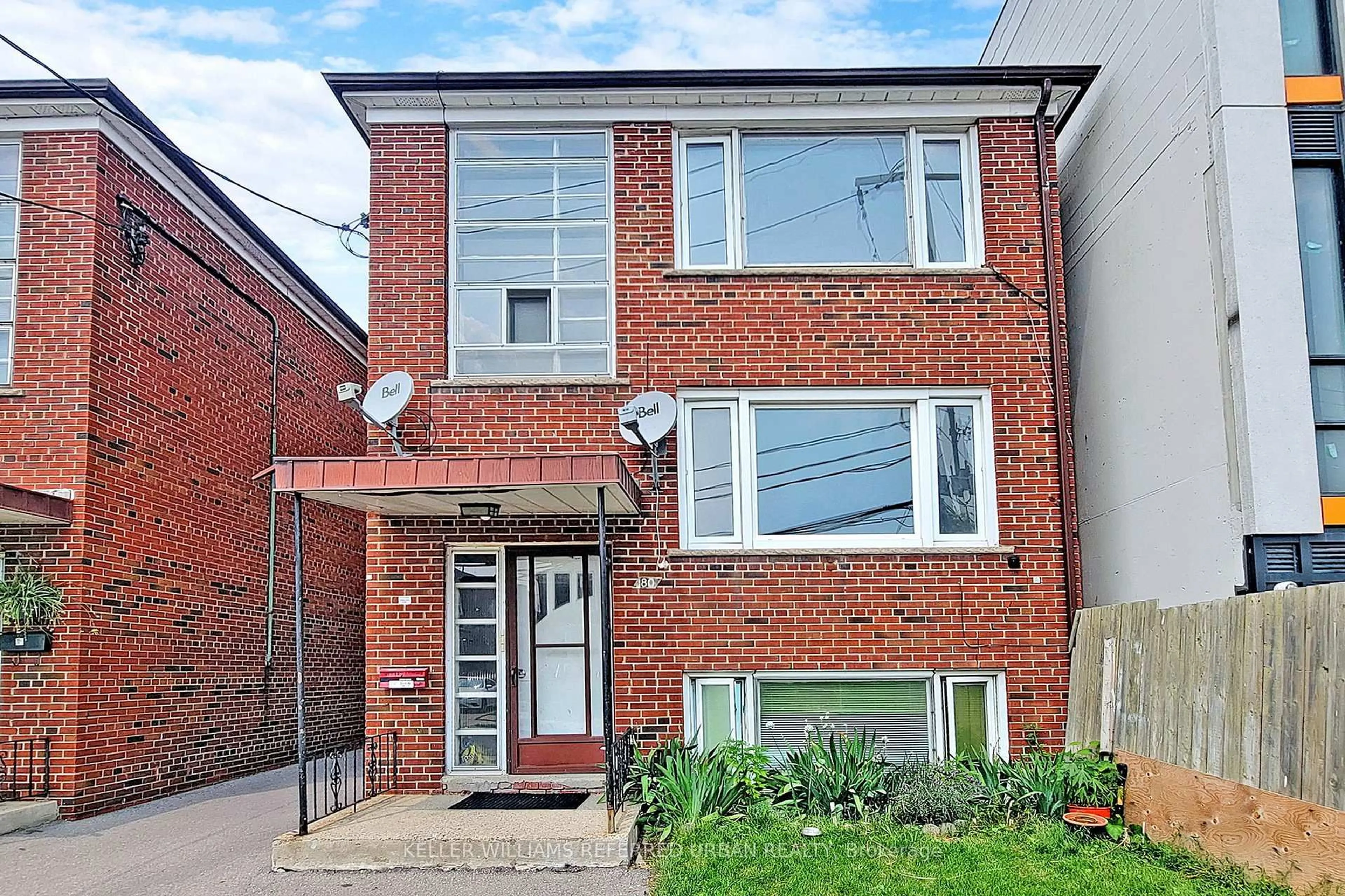 Home with brick exterior material, street for 80 Lanark Ave, Toronto Ontario M6E 2G4