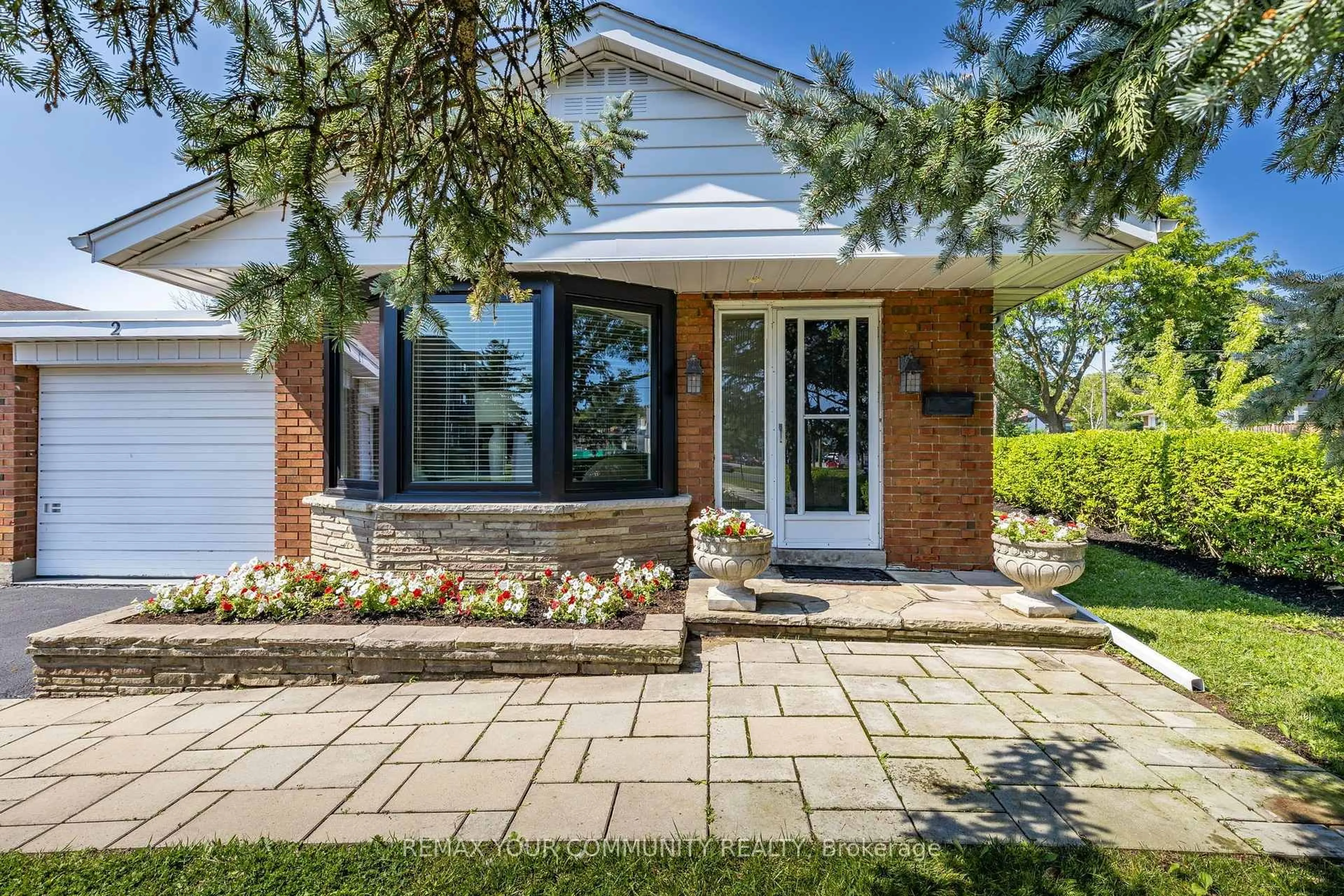 Home with brick exterior material, street for 2 Doonaree Dr, Toronto Ontario M3A 1M4
