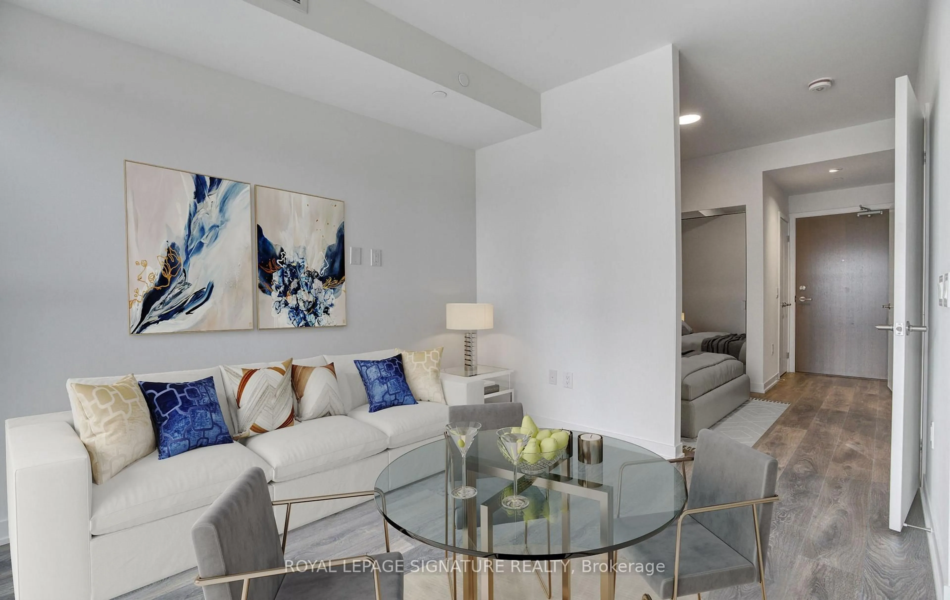 Living room with furniture, unknown for 20 Richardson St #1006, Toronto Ontario M5A 0S6