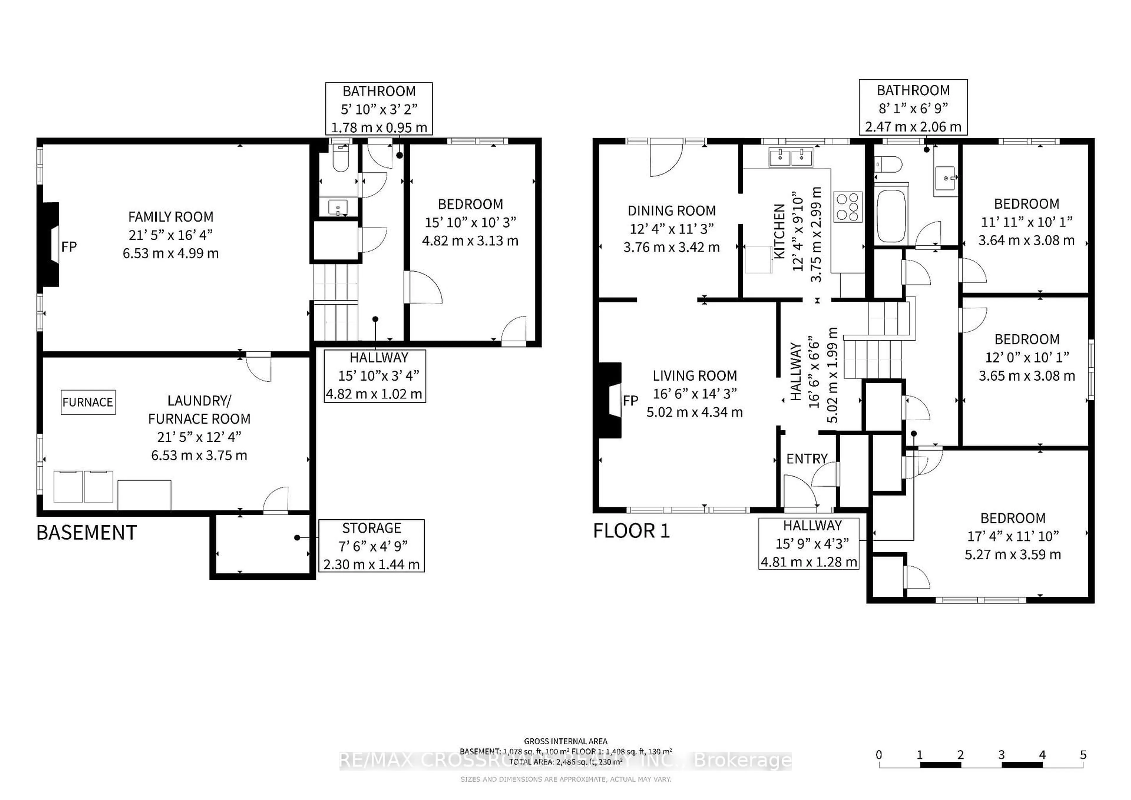Floor plan for 130 Betty Ann Dr, Toronto Ontario M2N 1X4