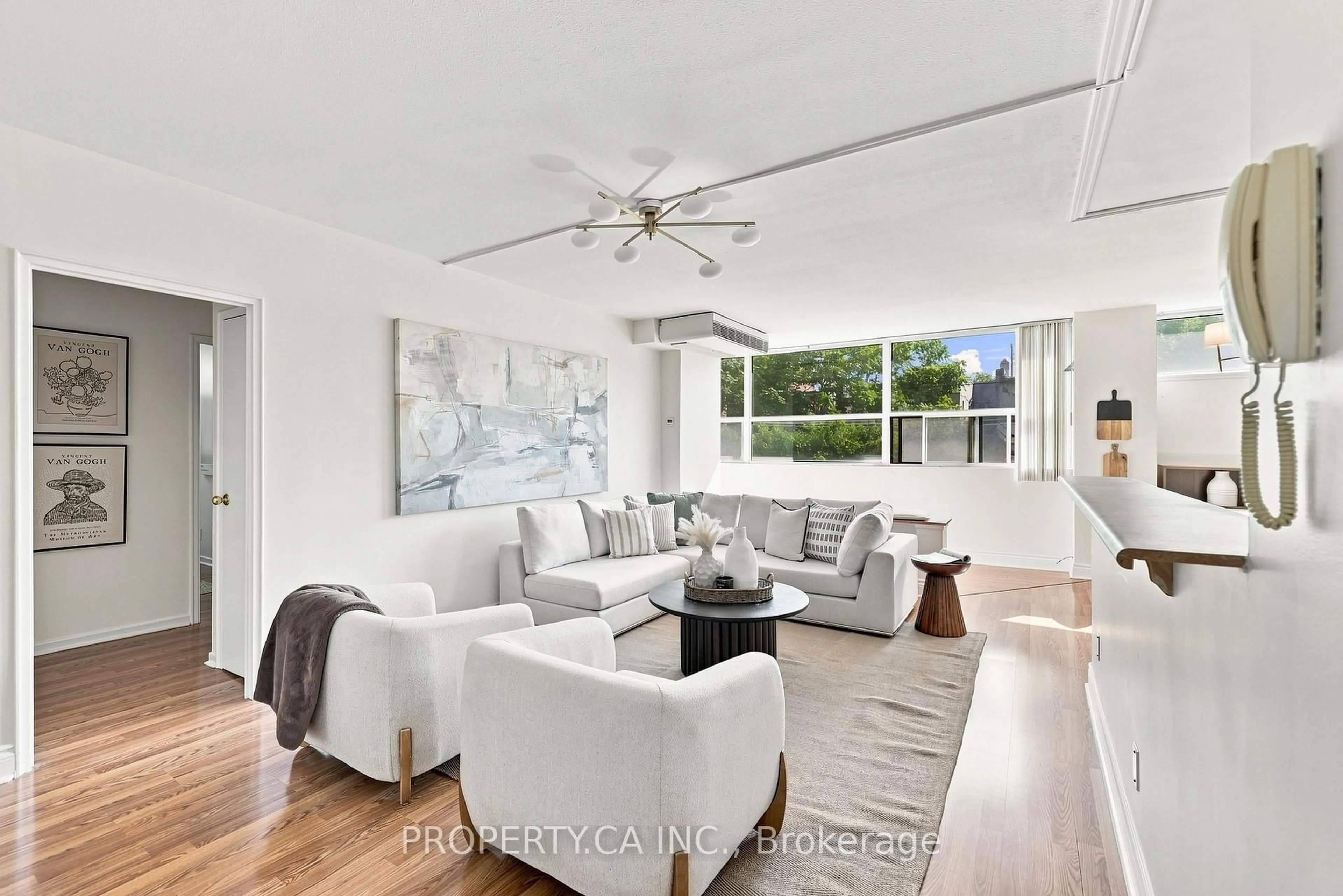 Living room with furniture, unknown for 60 Montclair Ave #202, Toronto Ontario M5P 1P7