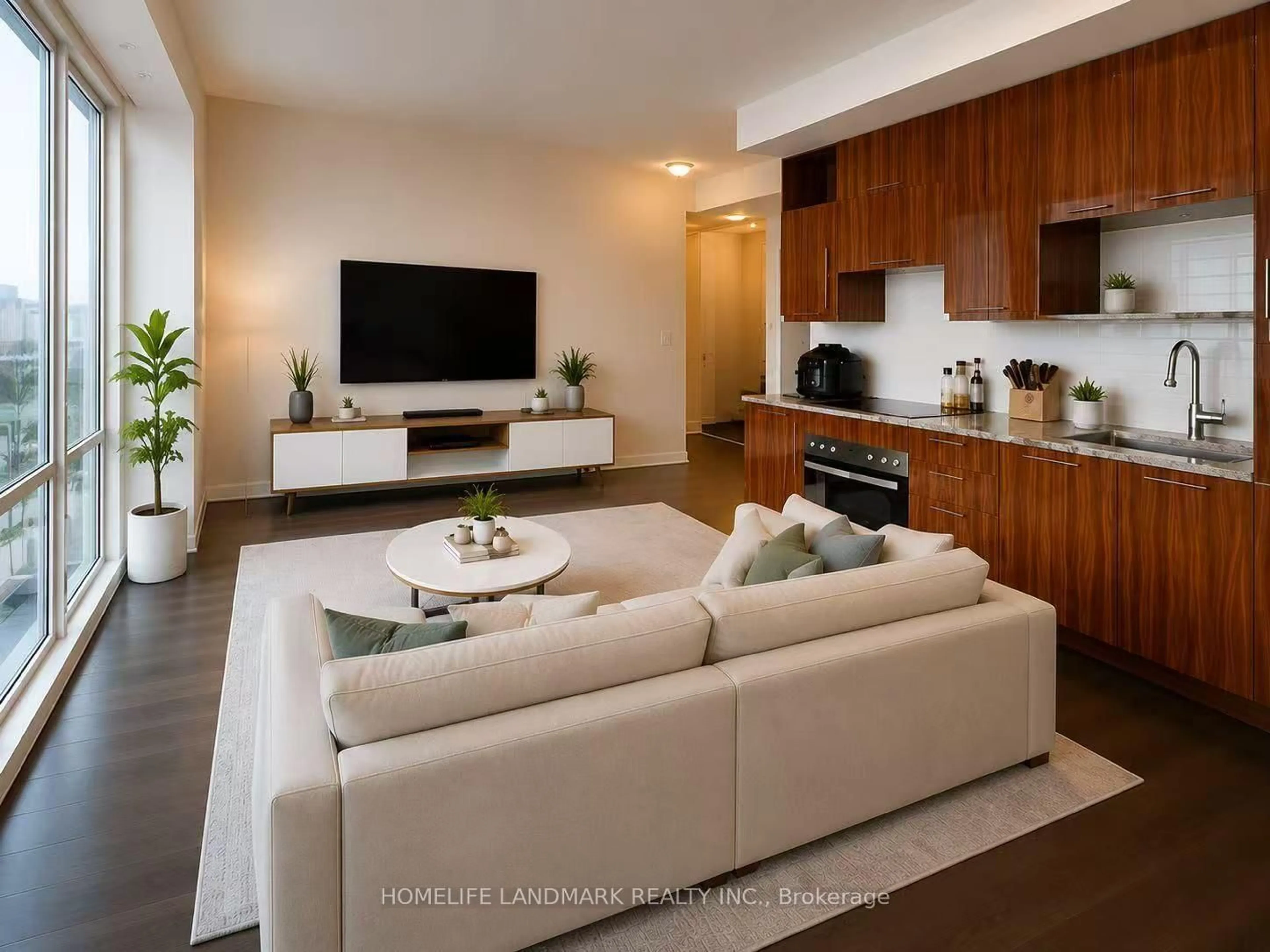 Living room with furniture, unknown for 199 RICHMOND St #418, Toronto Ontario M5V 0H4