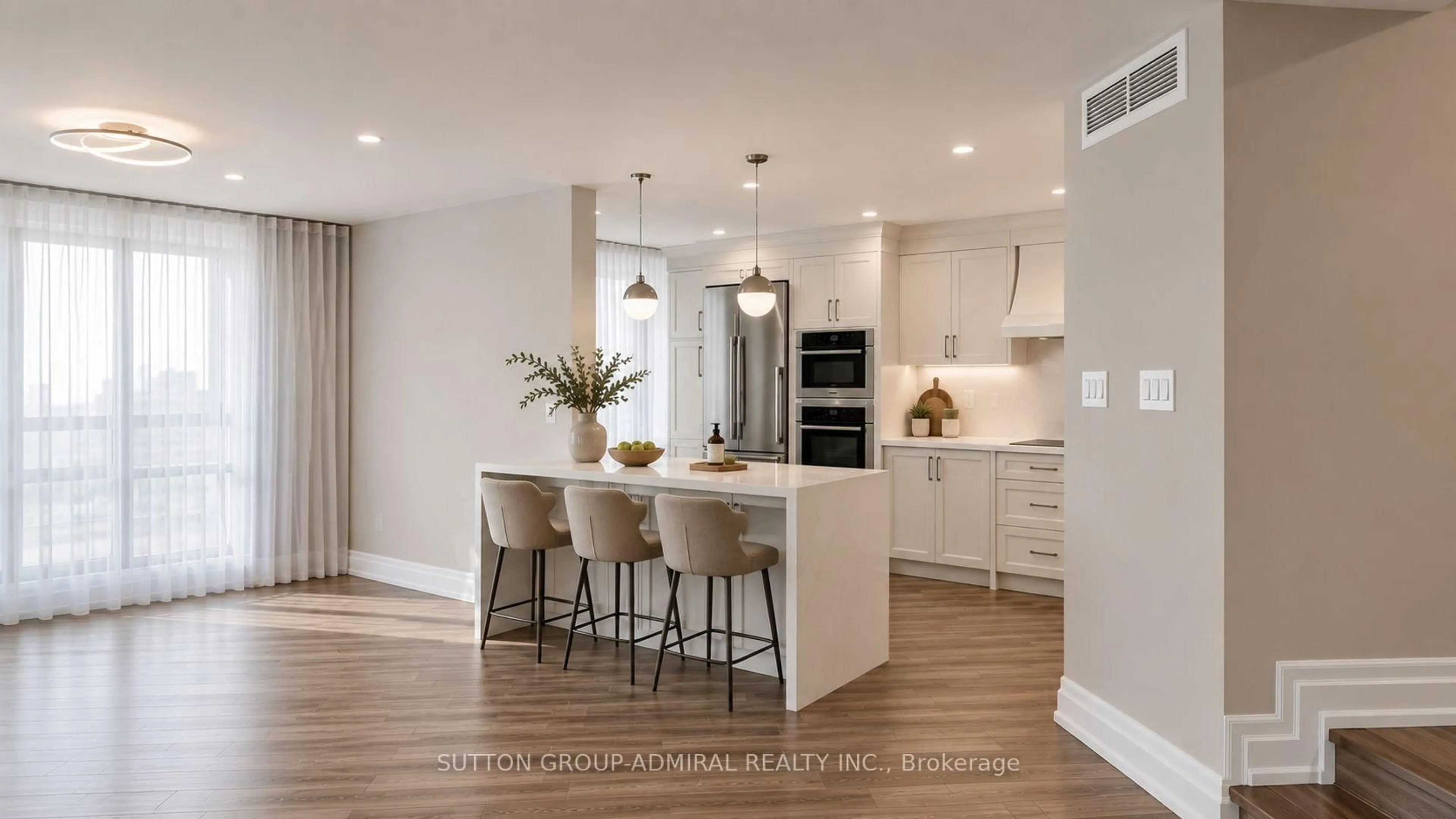 Open concept kitchen, wood/laminate floor for 240 Heath St #Ph3, Toronto Ontario M5P 3L5