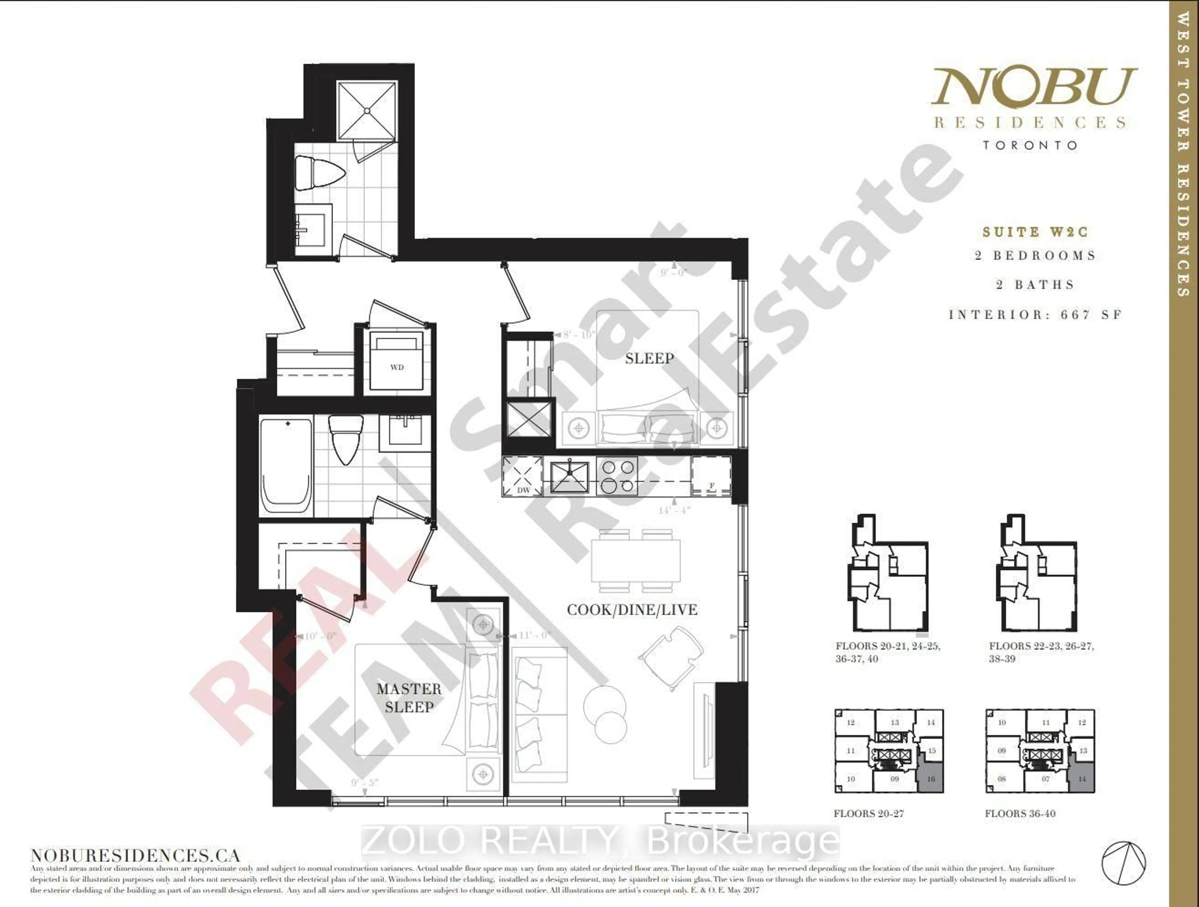 Floor plan for 35 Mercer St #2616, Toronto Ontario M5V 1H2