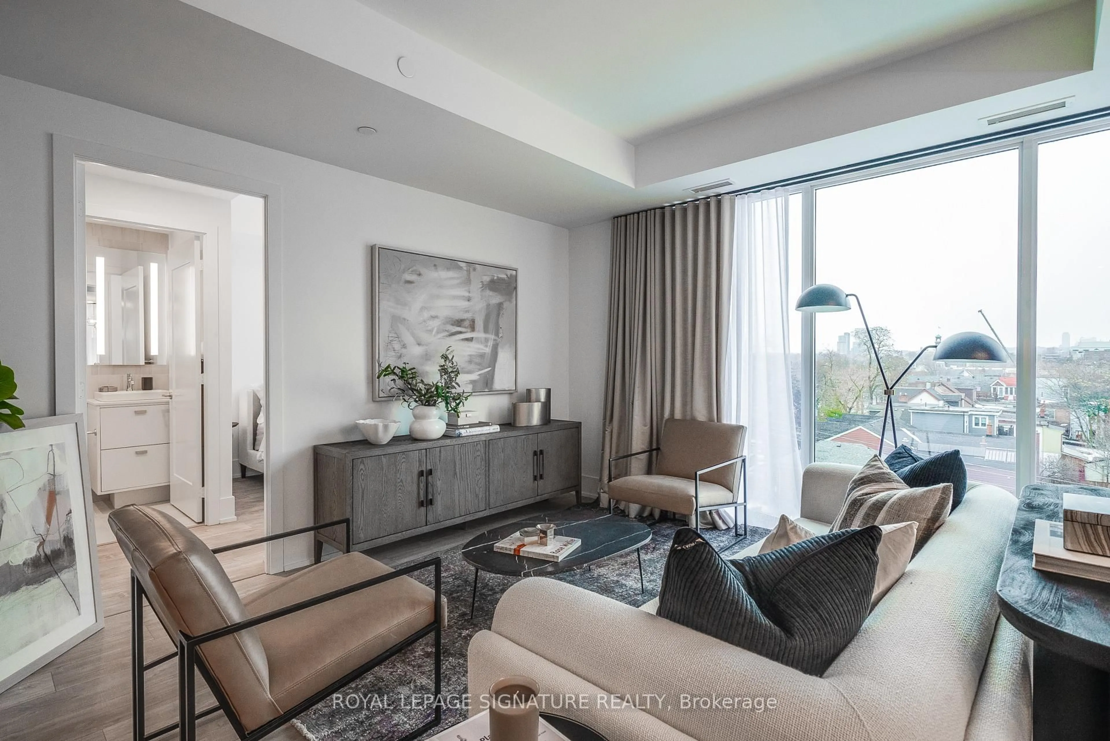 Living room with furniture, unknown for 115 Denison Ave #613, Toronto Ontario M5T 2N1