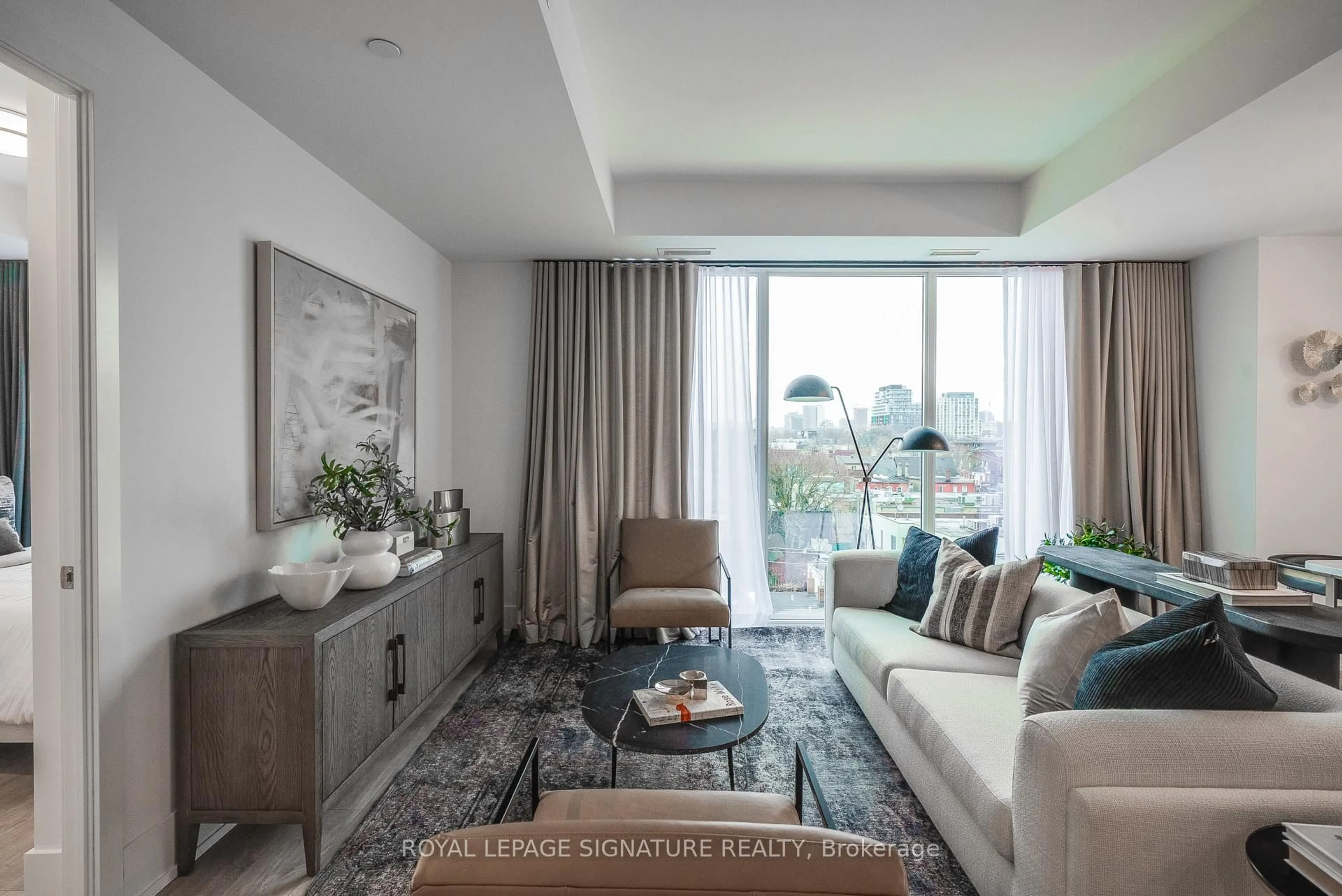 Living room with furniture, unknown for 115 Denison Ave #613, Toronto Ontario M5T 2N1