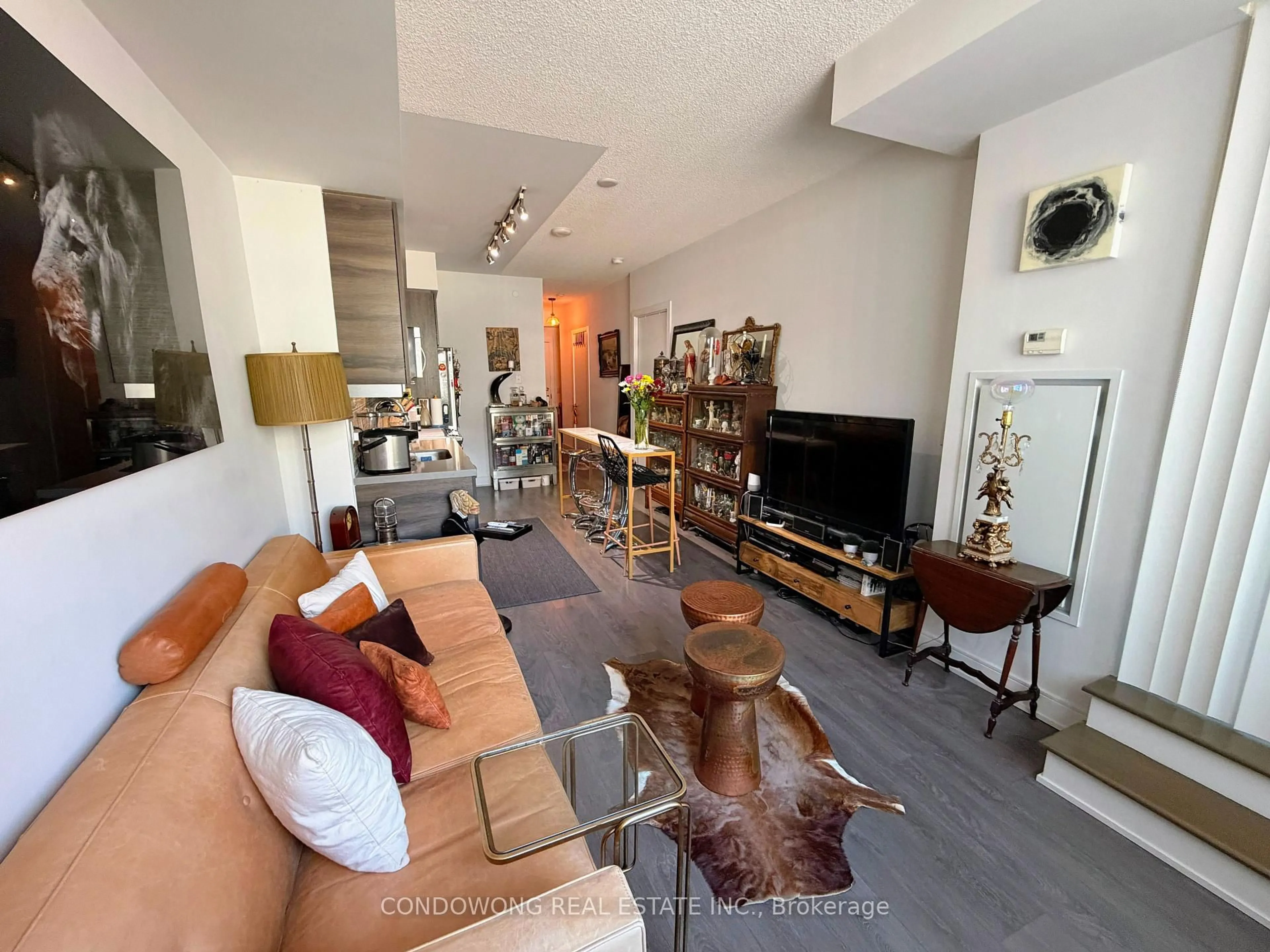 Living room with furniture, unknown for 525 Adelaide St #210, Toronto Ontario M5V 0N7