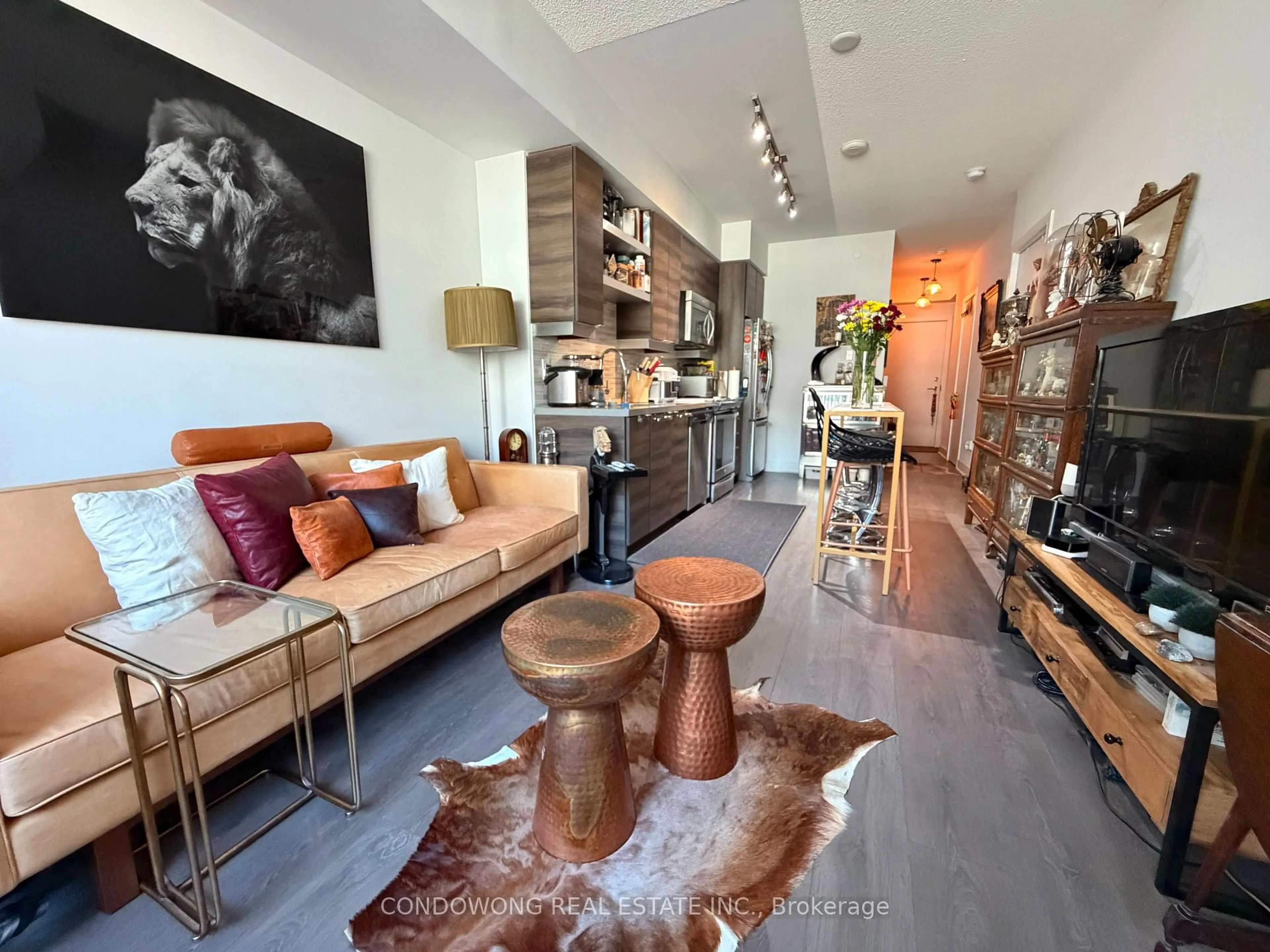 Living room with furniture, unknown for 525 Adelaide St #210, Toronto Ontario M5V 0N7