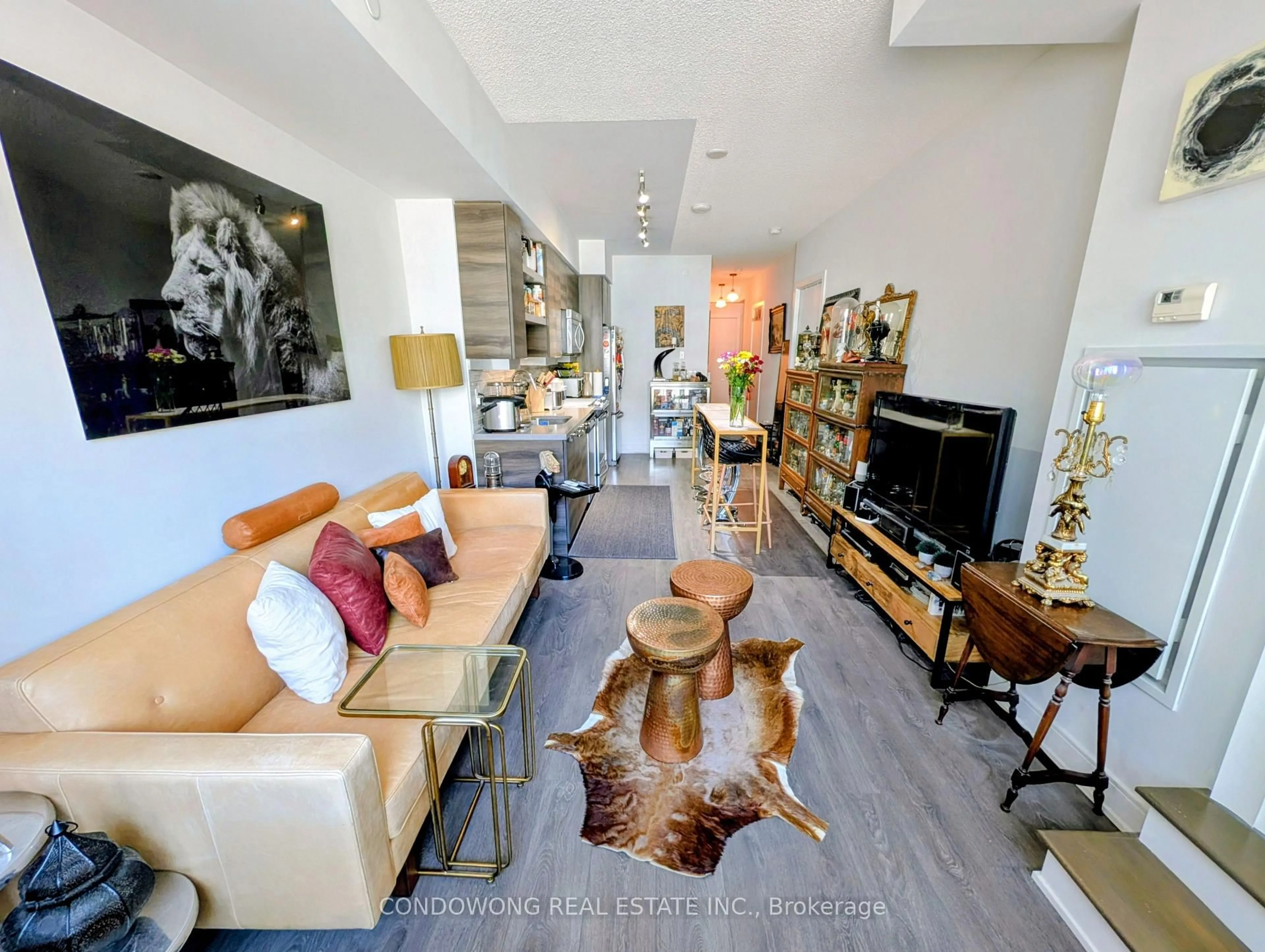 Living room with furniture, unknown for 525 Adelaide St #210, Toronto Ontario M5V 0N7