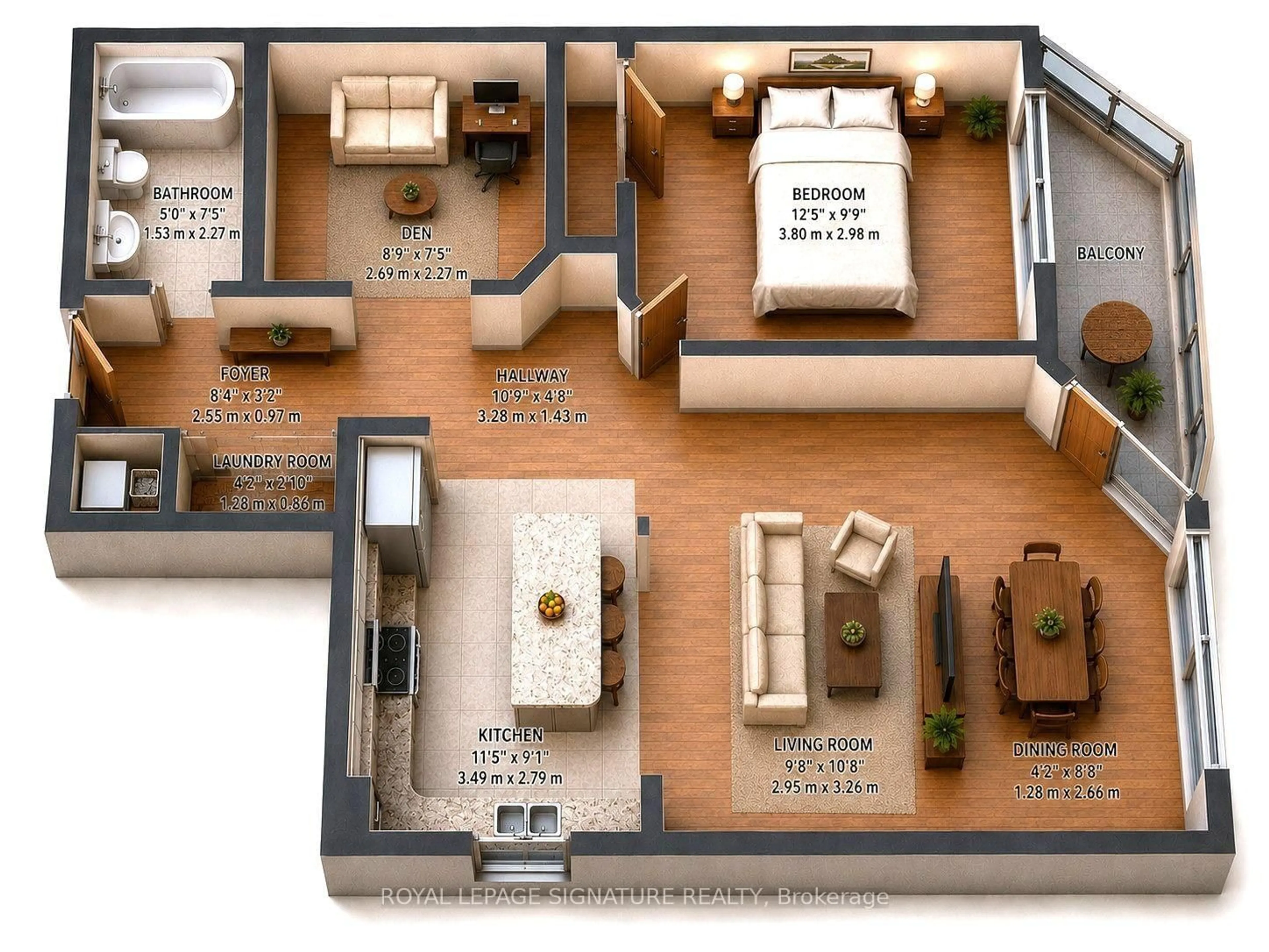 Floor plan for 80 Harrison Garden Blvd #323, Toronto Ontario M2N 7E3