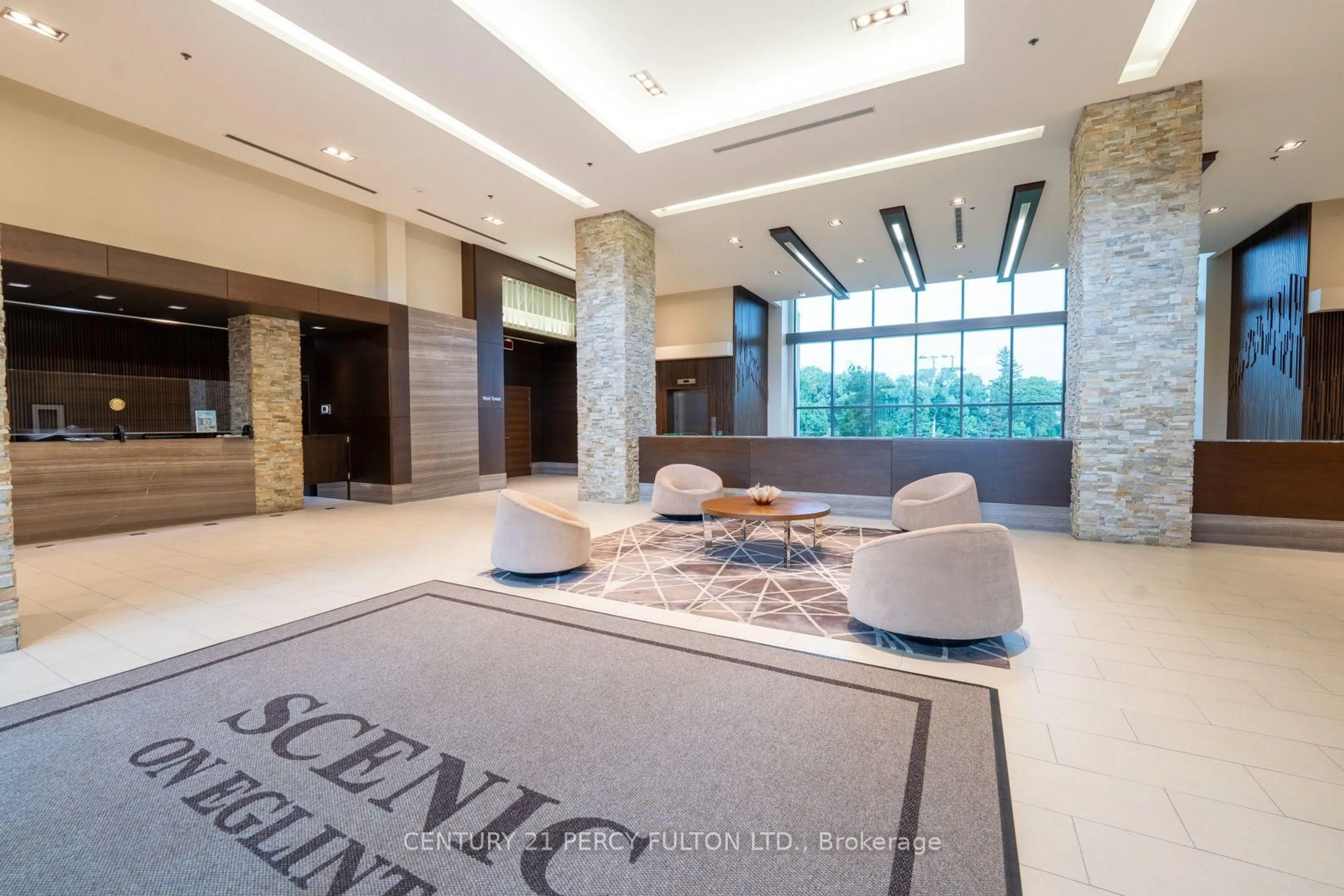 Lobby for 35 Brian Peck Cres #1510, Toronto Ontario M4G 0A5