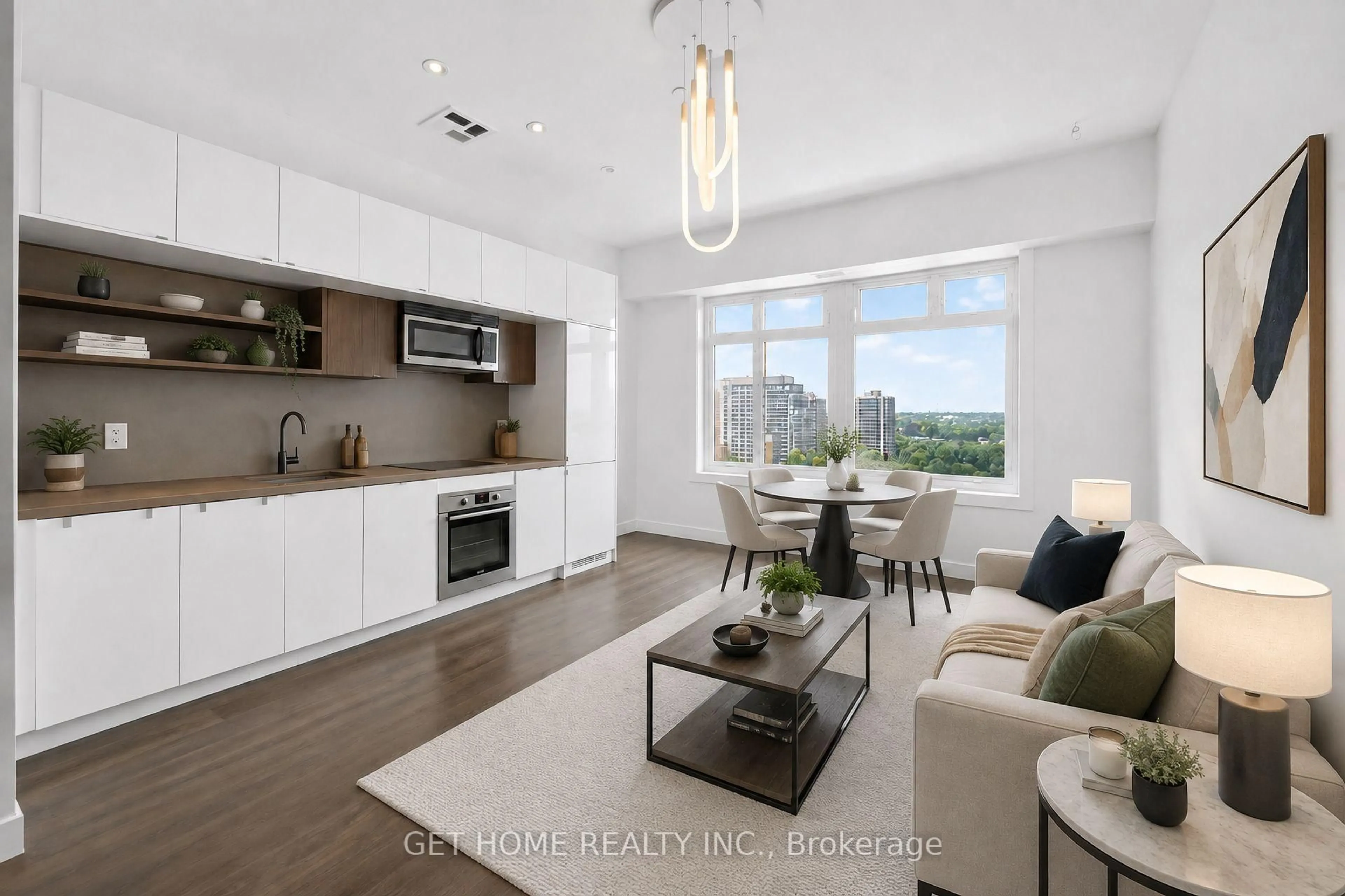 Open concept kitchen, unknown for 111 St Clair Ave #1203, Toronto Ontario M4V 1N5