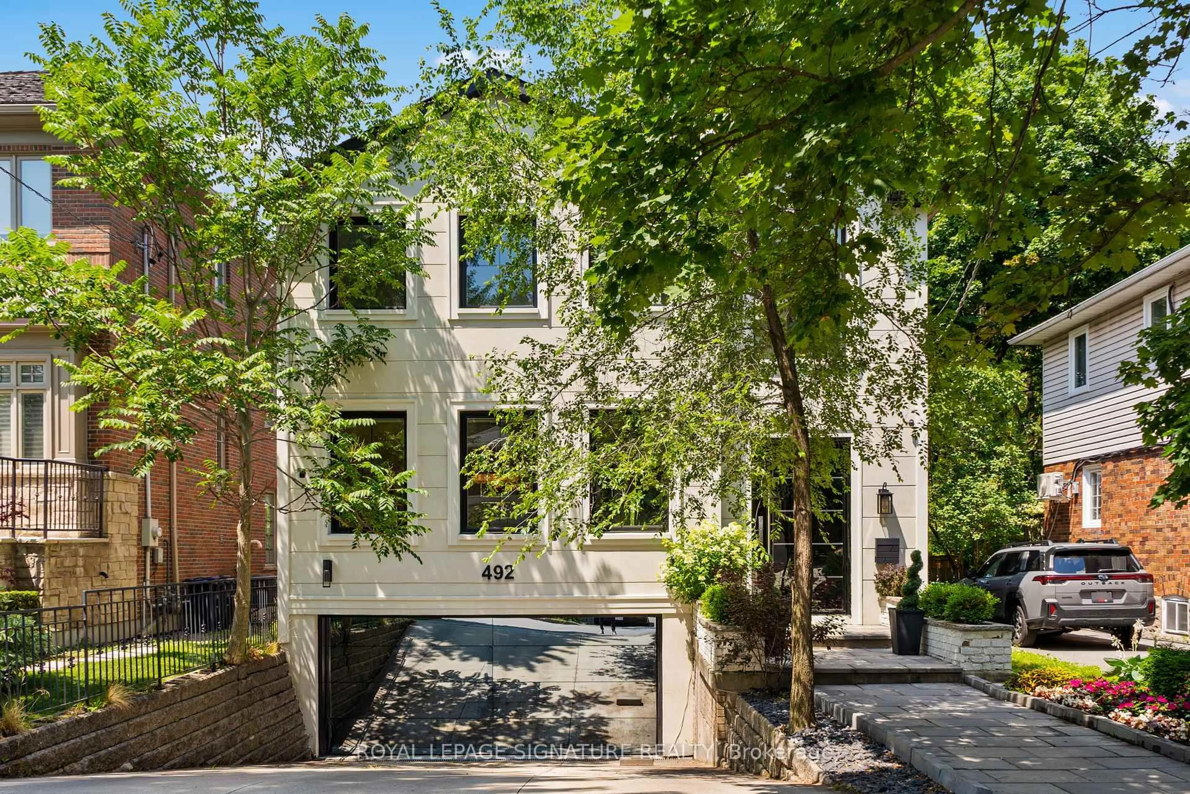 Home with brick exterior material, street for 492 Old Orchard Grve, Toronto Ontario M5M 2G5