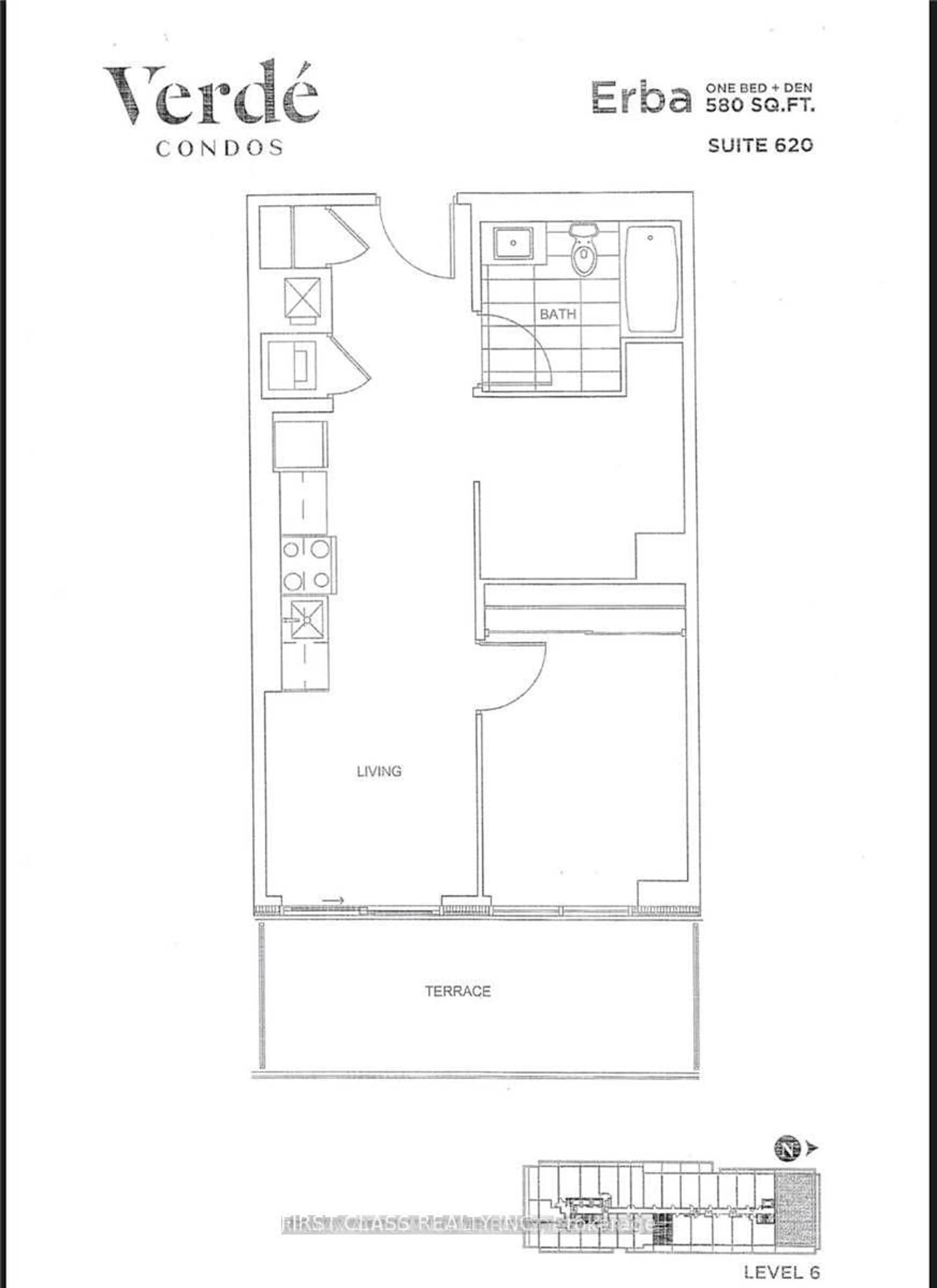 Floor plan for 188 Fairview Mall Dr #620, Toronto Ontario M2J 0H7