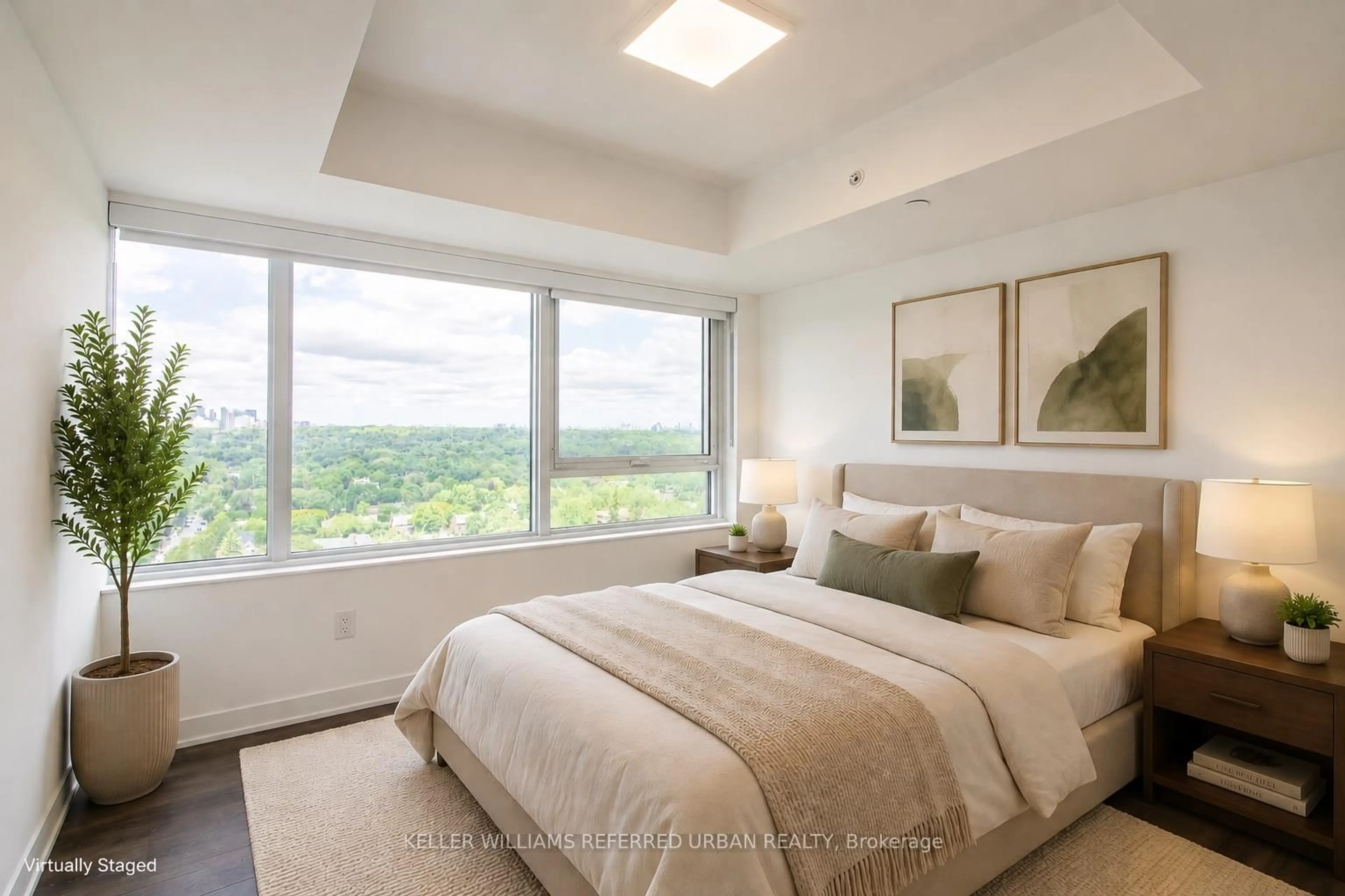 Bedroom with bed, unknown for 609 Sherbourne St #2104, Toronto Ontario M4X 0A4