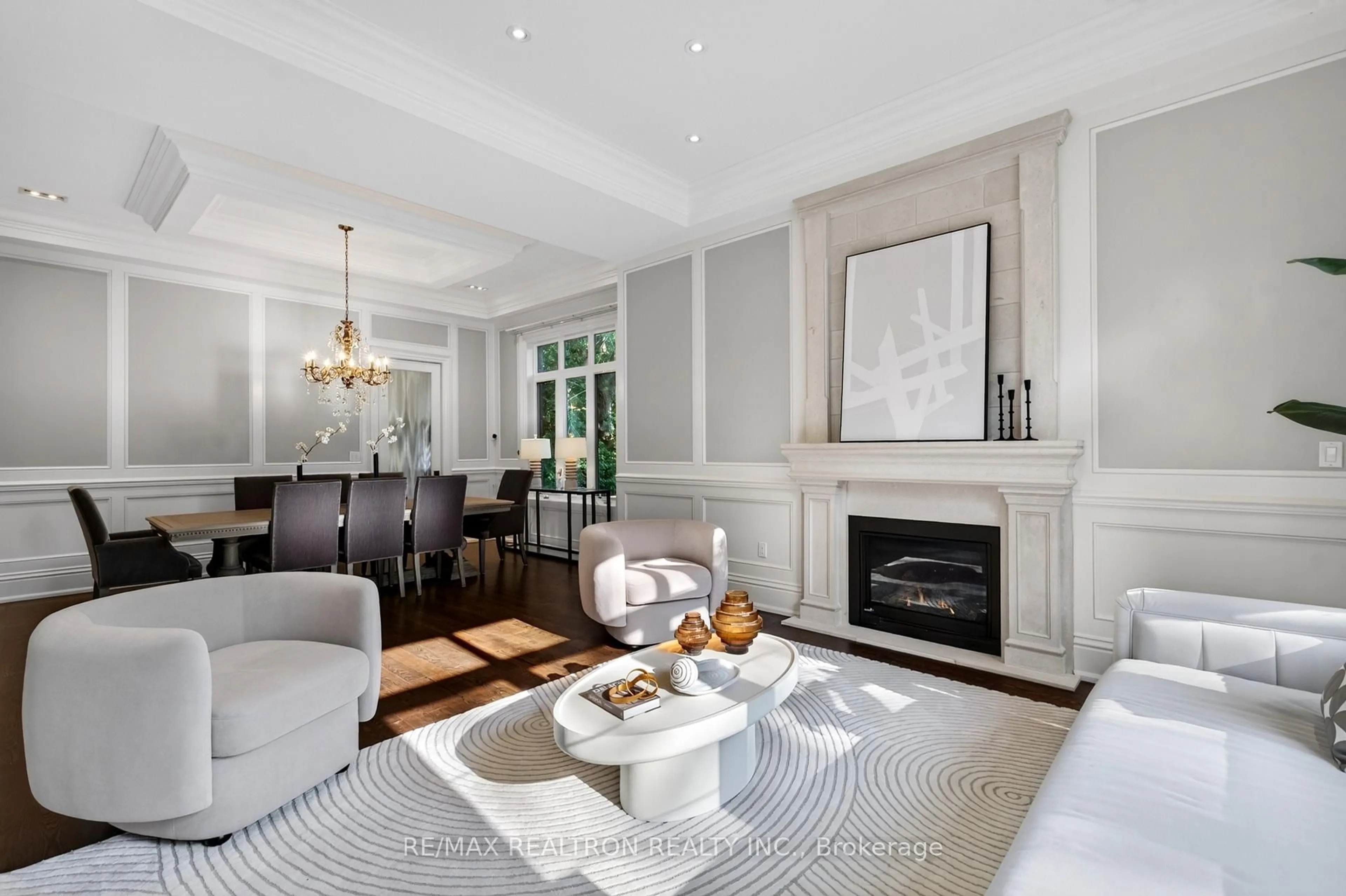 Living room with furniture, unknown for 5 Lloydminster Cres, Toronto Ontario M2M 2R9
