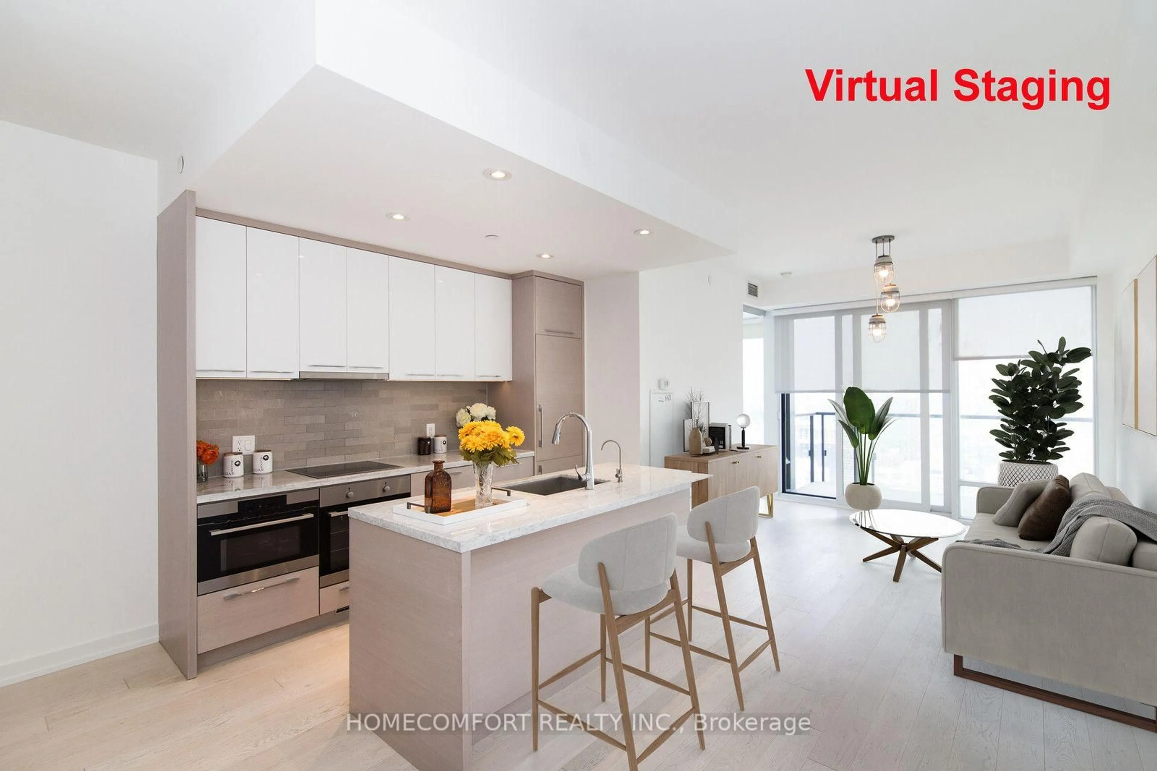 Open concept kitchen, unknown for 488 University Ave #4703, Toronto Ontario M5G 0C1
