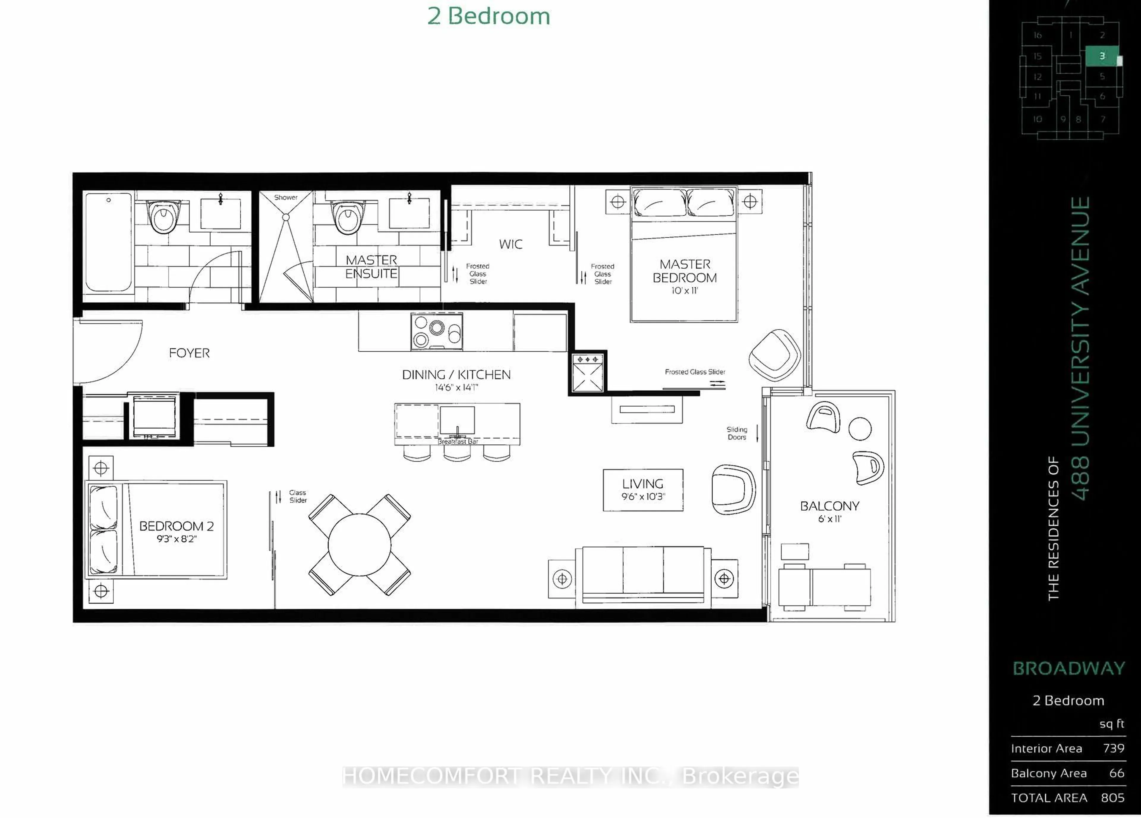 Floor plan for 488 University Ave #4703, Toronto Ontario M5G 0C1