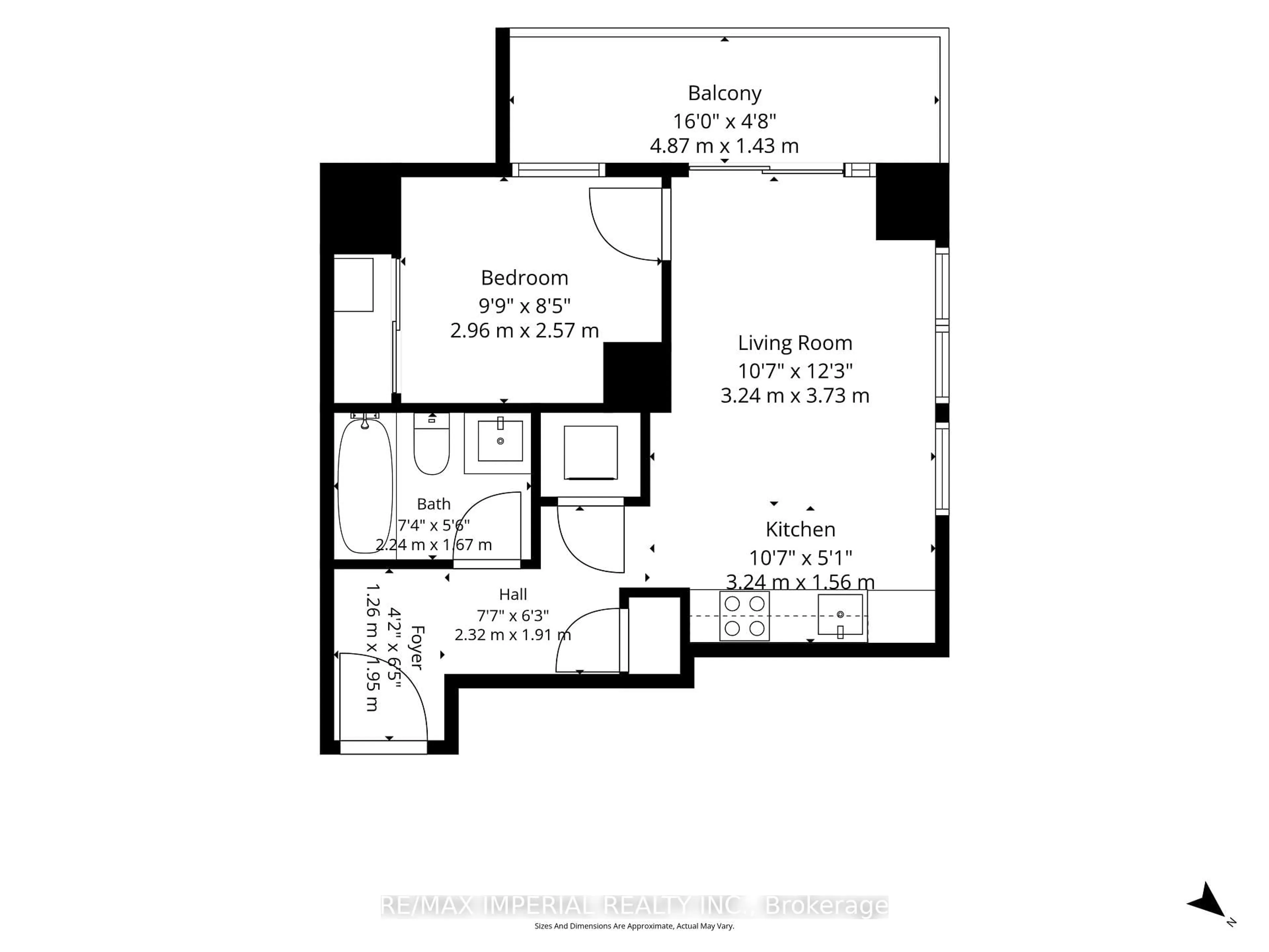 Floor plan for 280 Dundas St, Toronto Ontario M5T 0E3