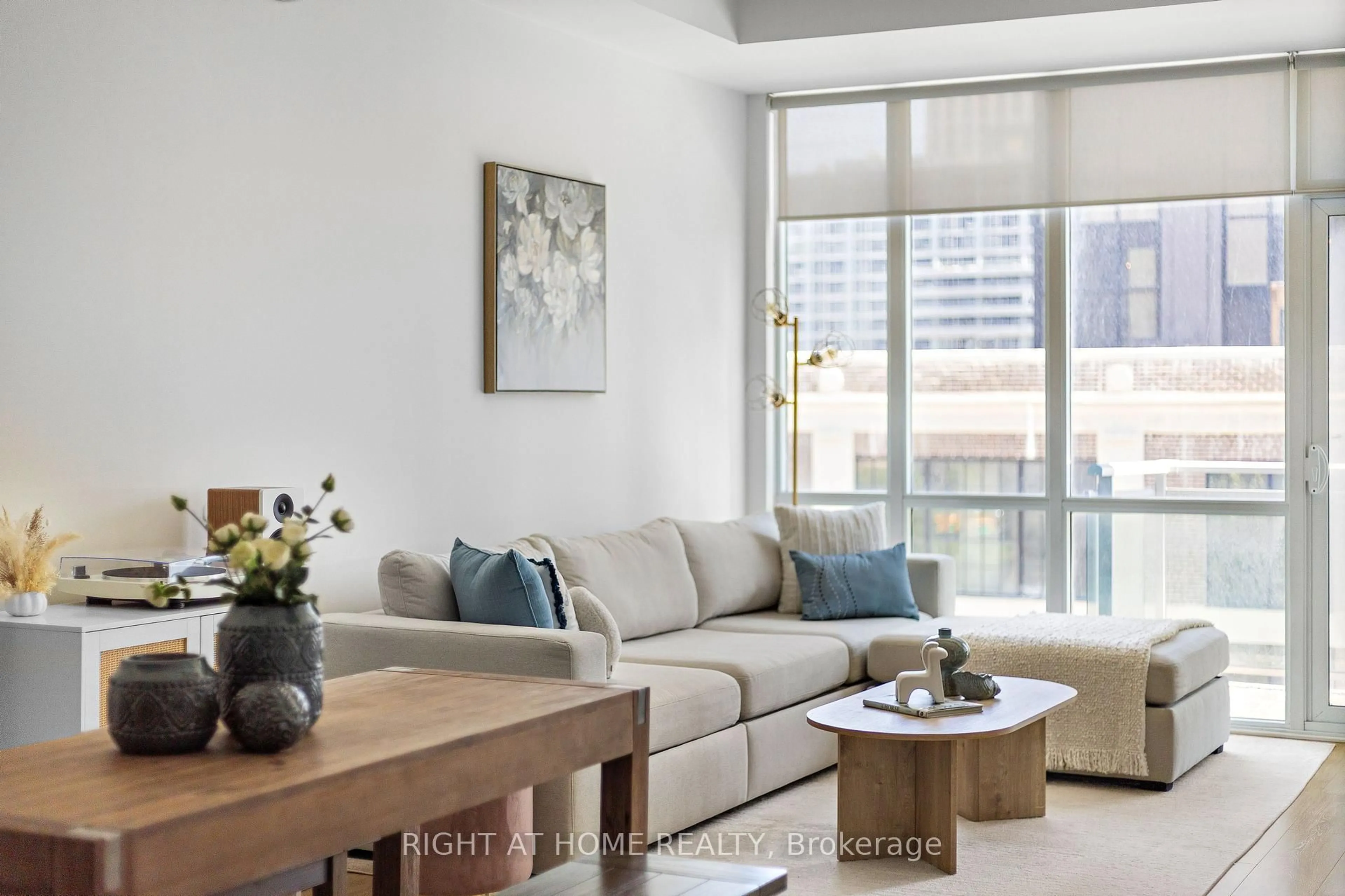 Living room with furniture, unknown for 116 George St #N505, Toronto Ontario M5A 3S2