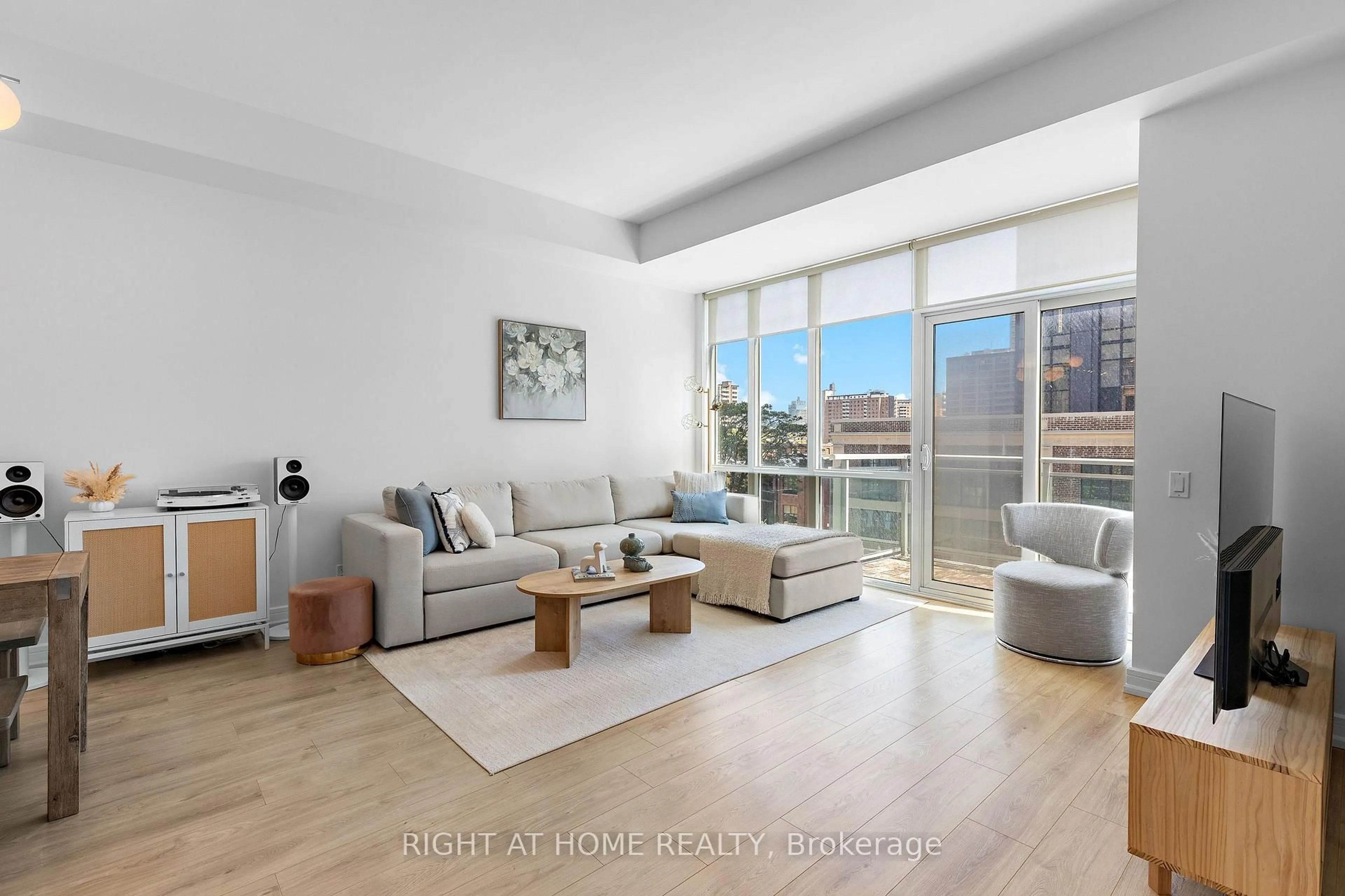 Living room with furniture, unknown for 116 George St #N505, Toronto Ontario M5A 3S2