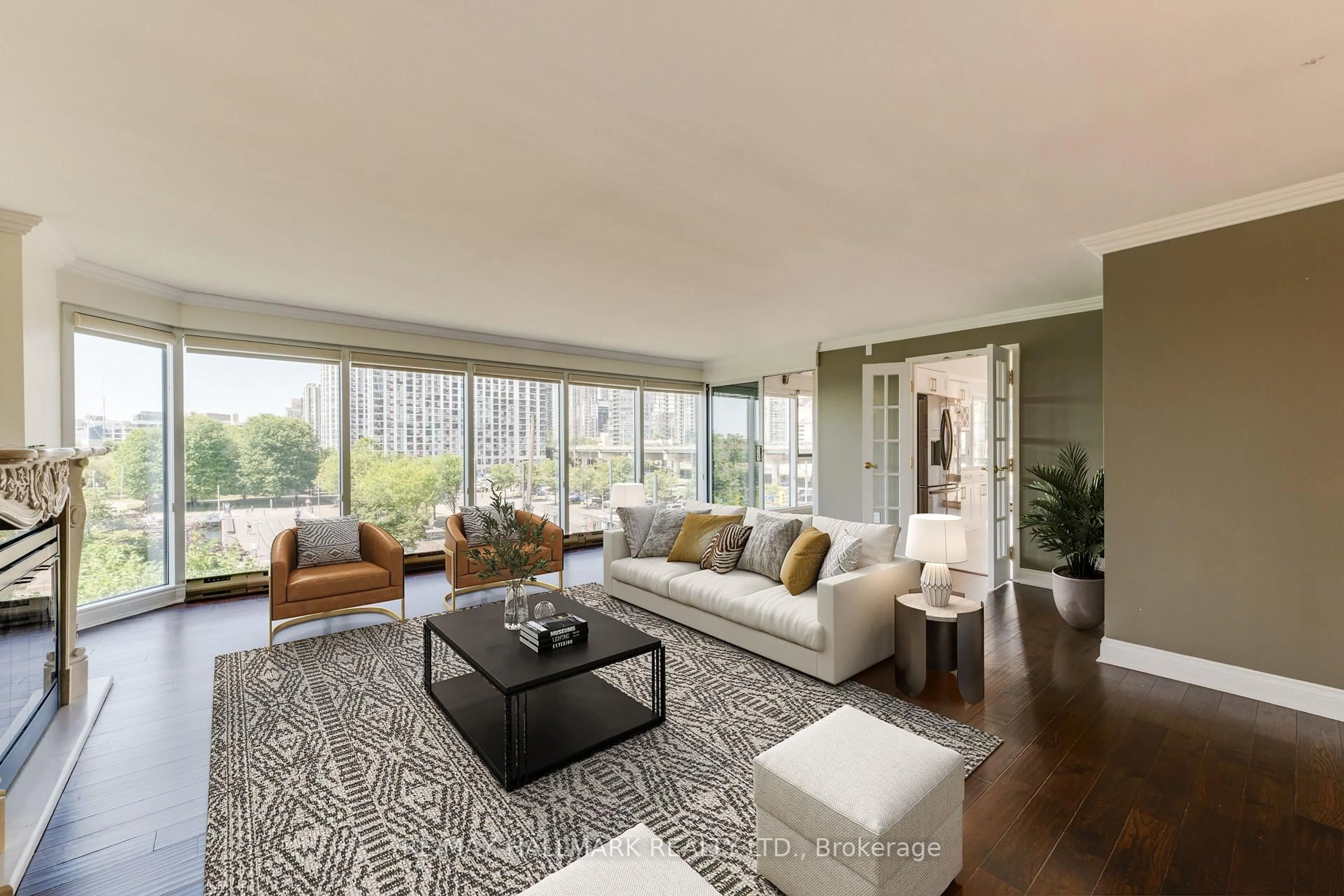 Living room with furniture, unknown for 251 Queens Quay #404, Toronto Ontario M5J 2N6