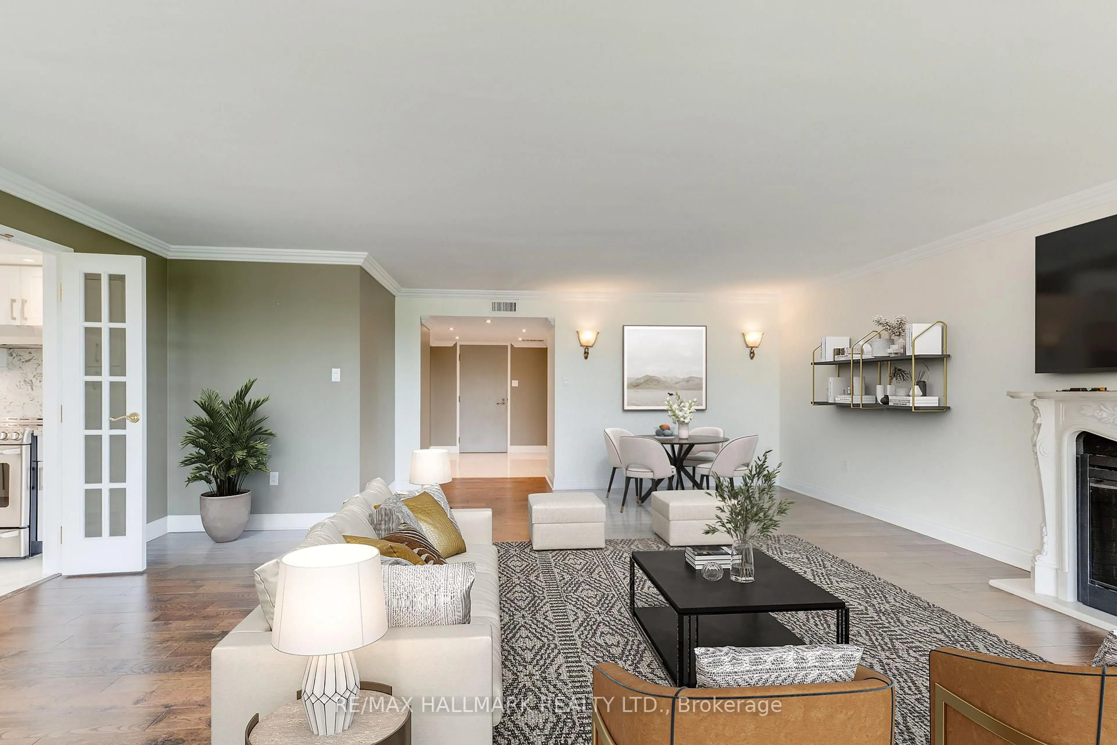 Living room with furniture, unknown for 251 Queens Quay #404, Toronto Ontario M5J 2N6