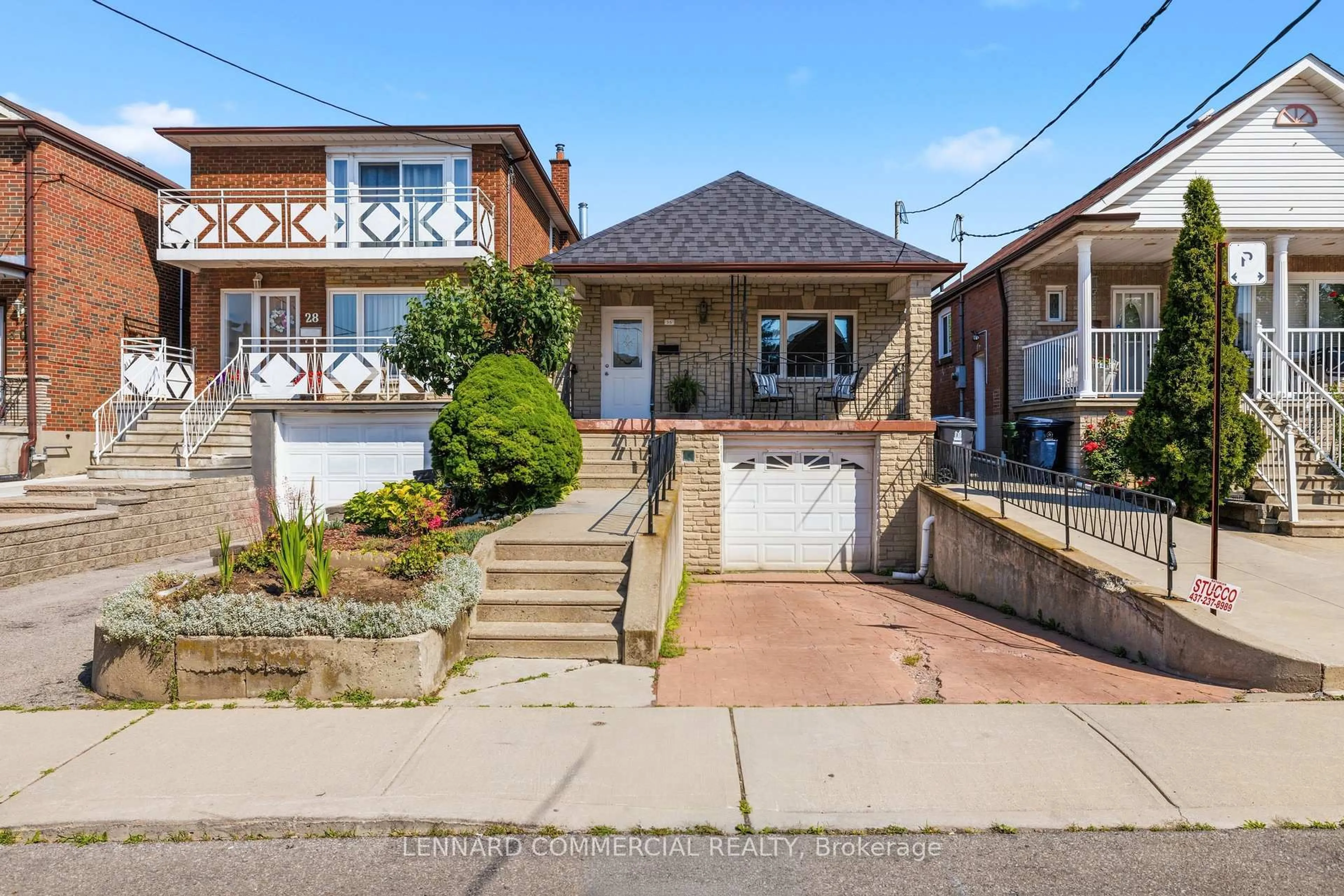 Home with brick exterior material, street for 26 Jesmond Ave, Toronto Ontario M6E 1V5