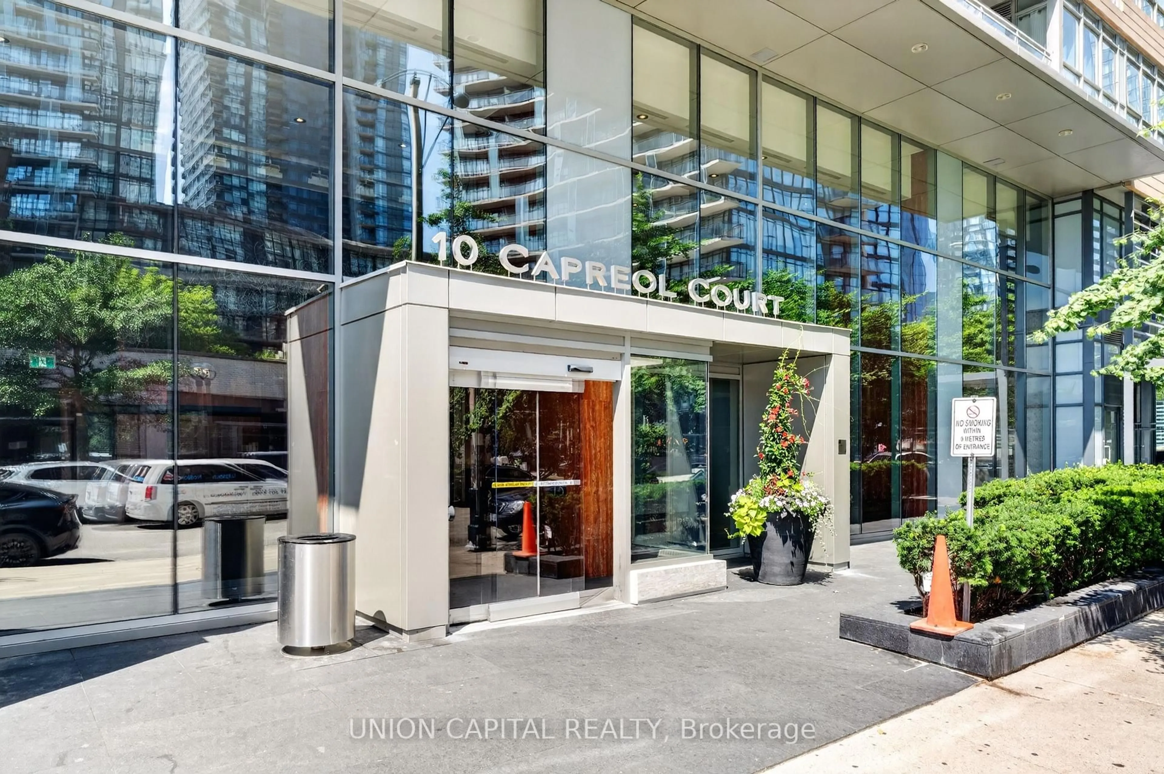 Indoor foyer for 10 Capreol Crt #551, Toronto Ontario M5V 4B3