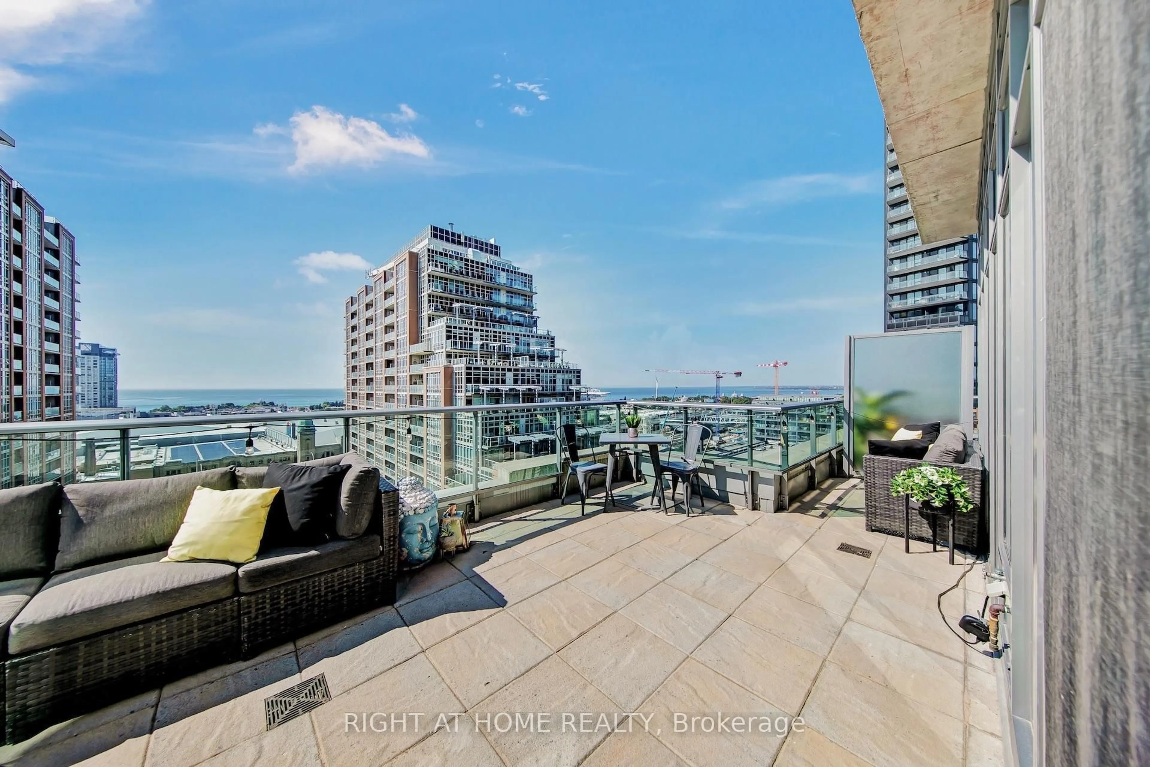 Patio, water/lake/river/ocean view for 69 Lynn Williams St #PH03, Toronto Ontario M6K 3R7