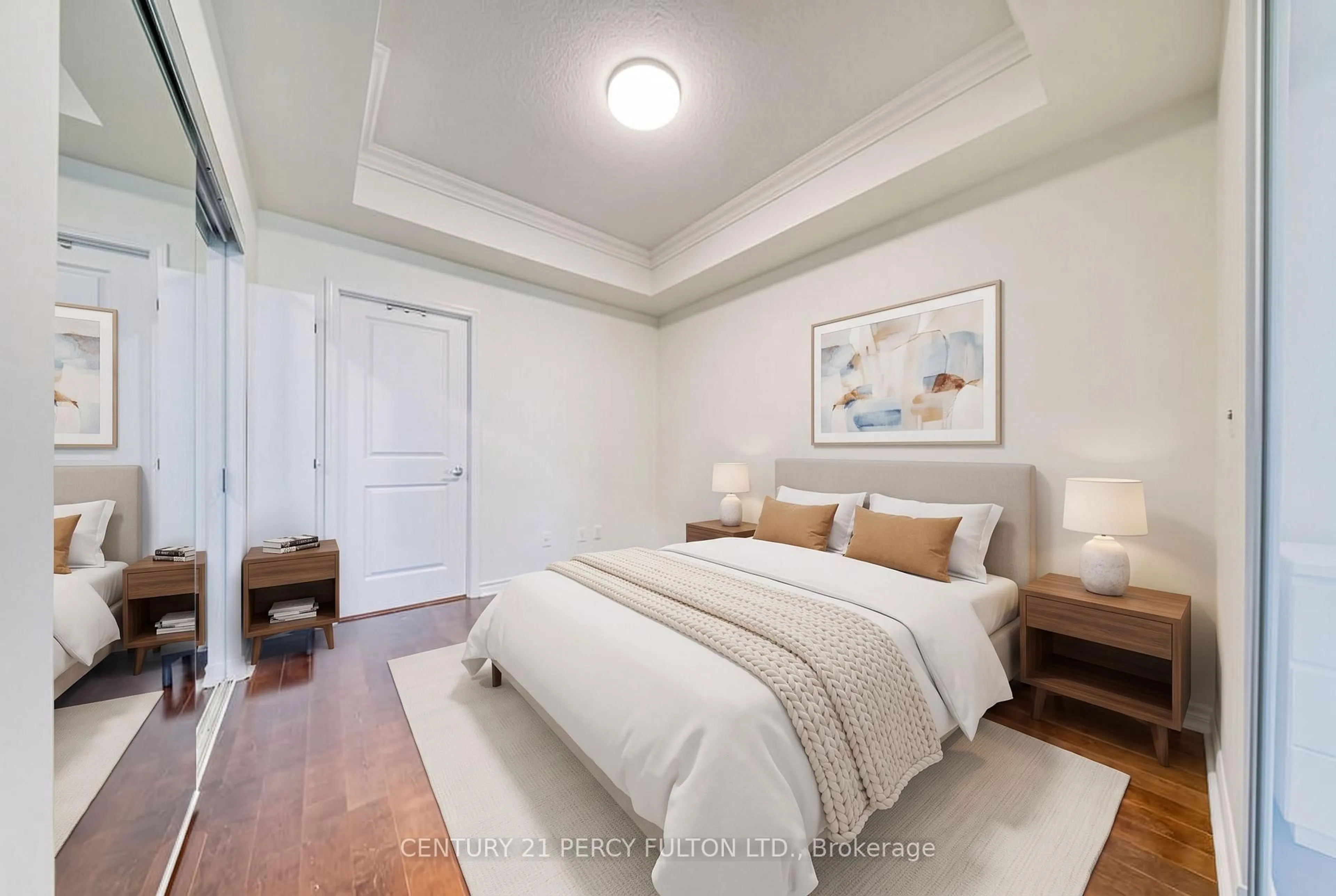 Bedroom with bed, unknown for 2885 Bayview Ave #1320, Toronto Ontario M2K 0A3