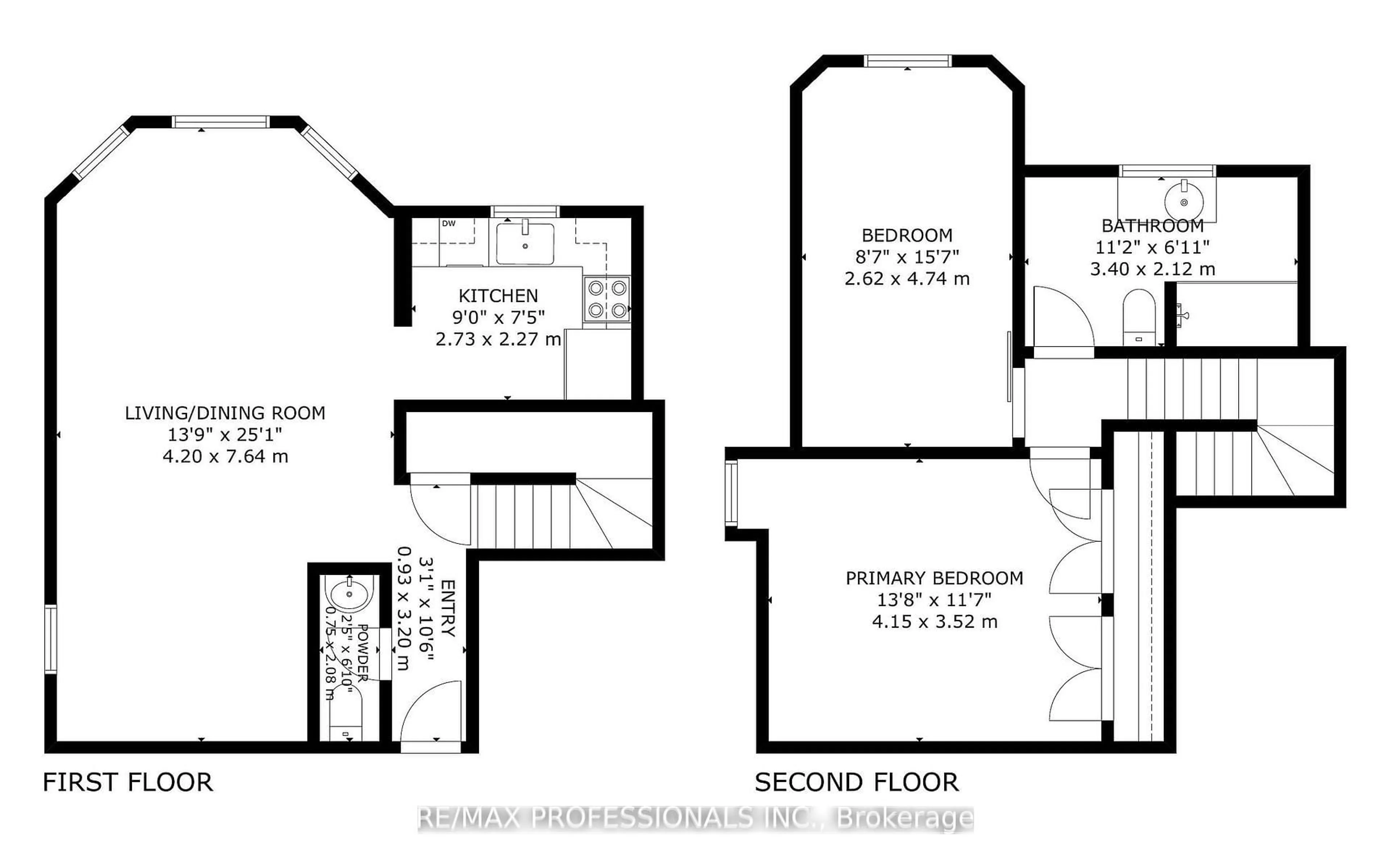 Floor plan for 253 Wellesley St #C, Toronto Ontario M4X 1G8