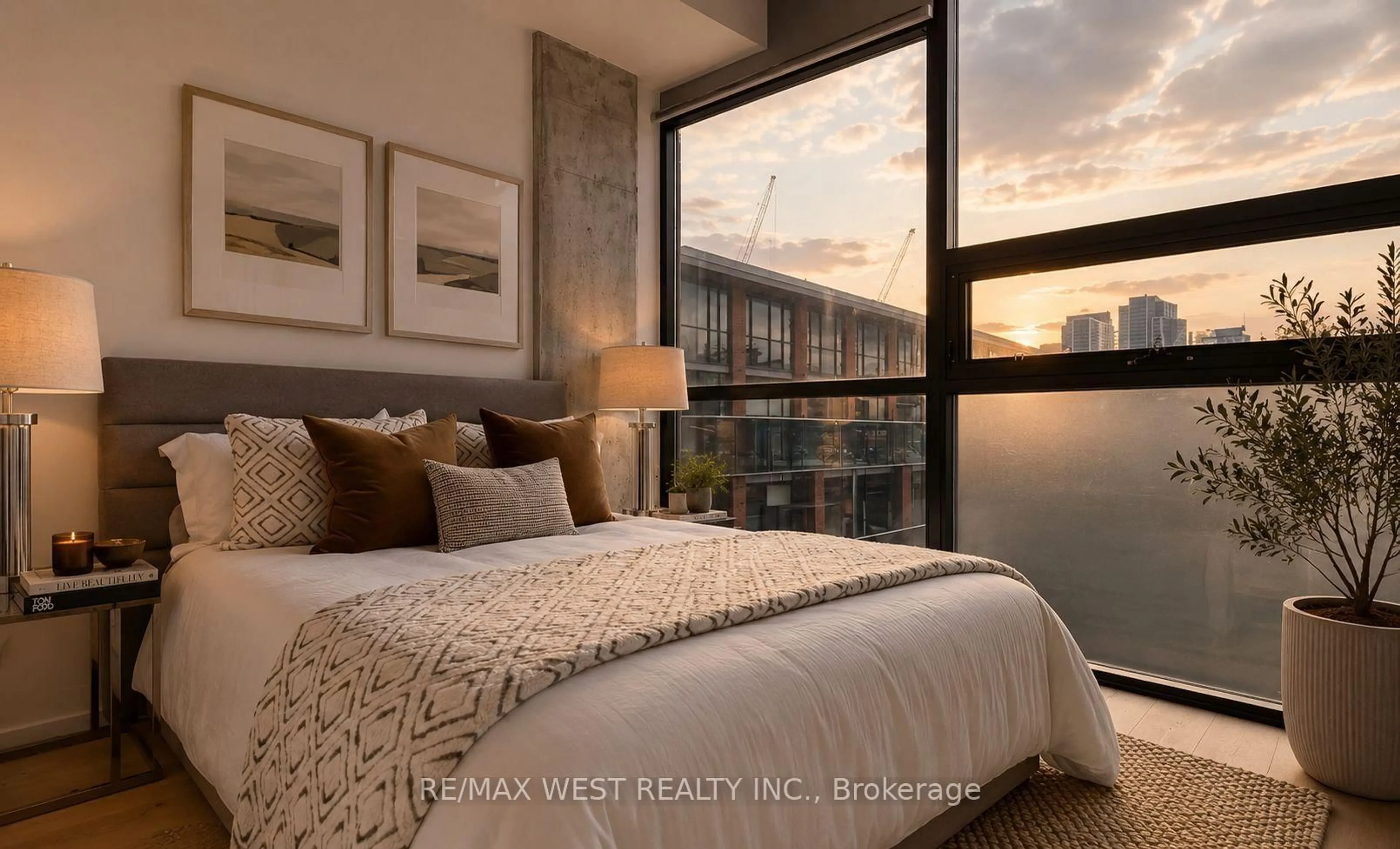 Bedroom with bed, unknown for 60 Bathurst St #401, Toronto Ontario M5V 2P4
