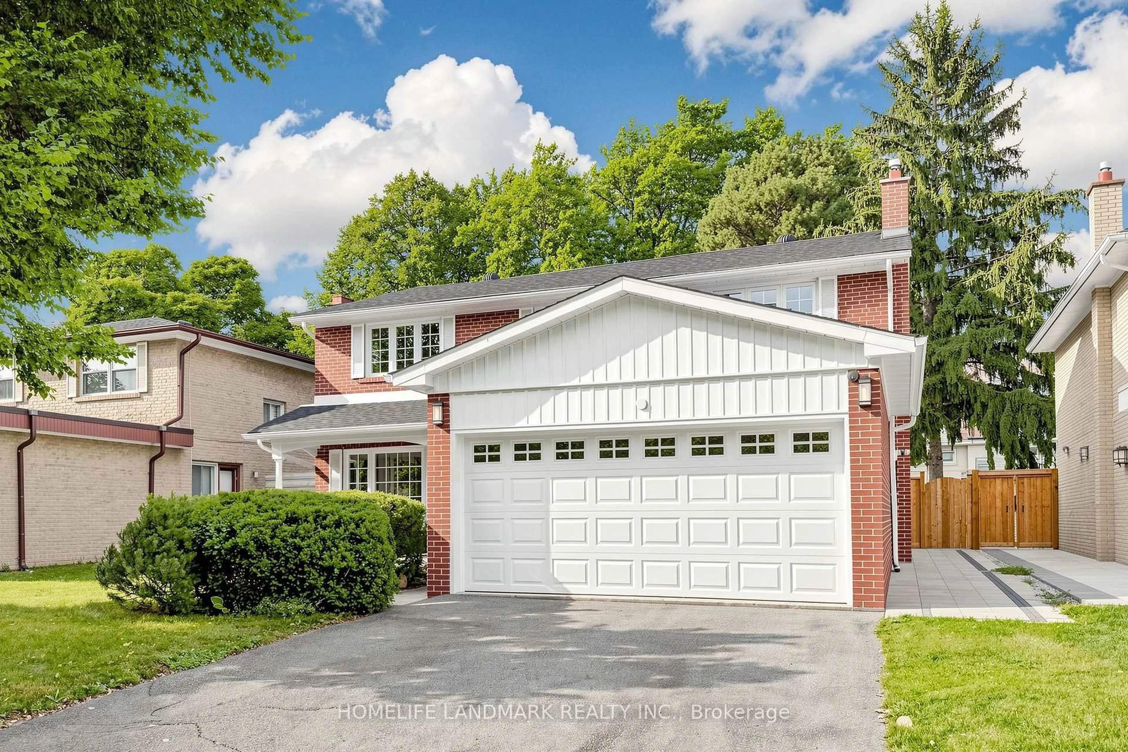 Home with brick exterior material, street for 56 Kentland Cres, Toronto Ontario M2M 2X6