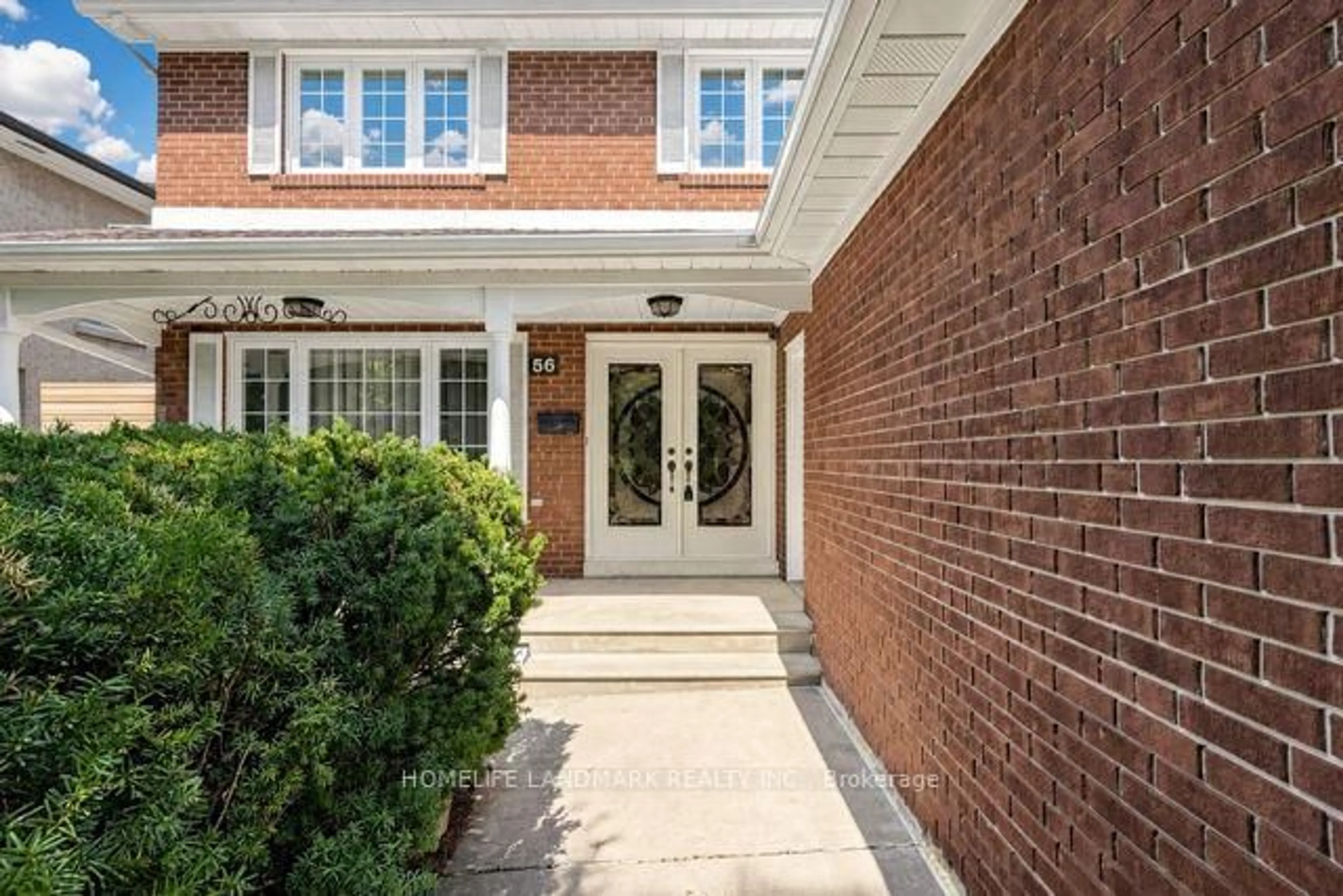 Home with brick exterior material, street for 56 Kentland Cres, Toronto Ontario M2M 2X6