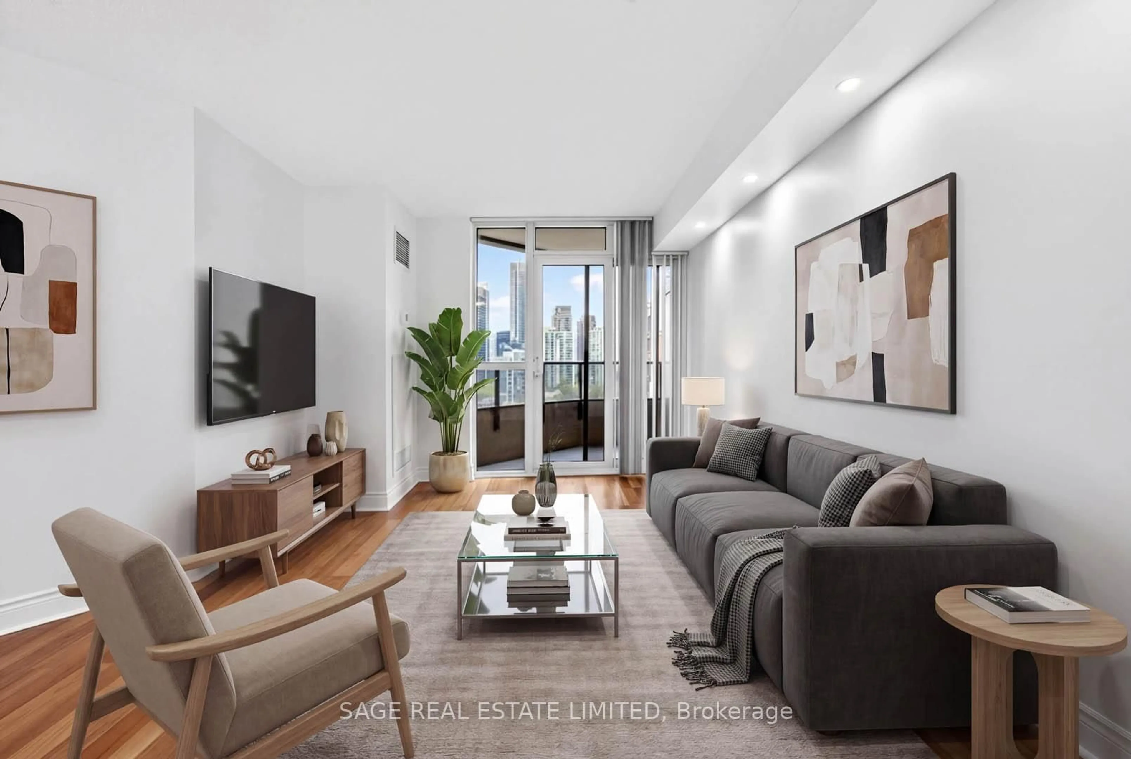 Living room with furniture, unknown for 78 Harrison Garden Blvd #1214, Toronto Ontario M2N 7E2