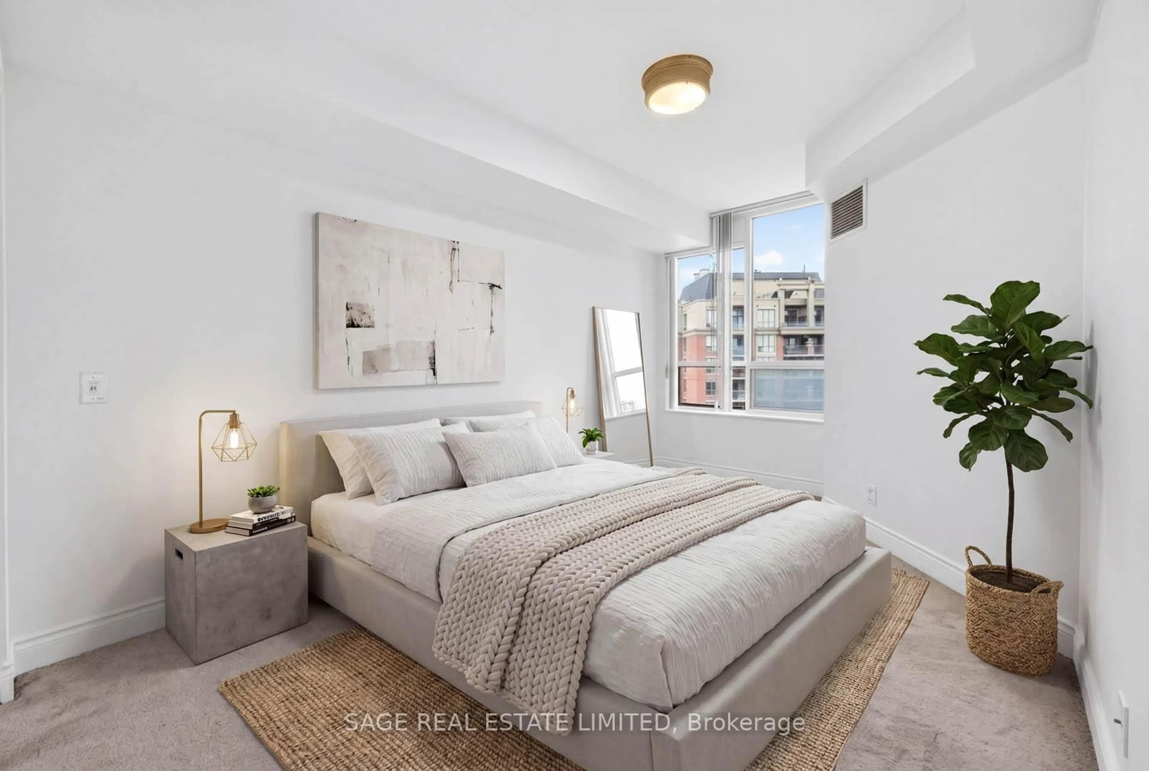 Bedroom with bed, unknown for 78 Harrison Garden Blvd #1214, Toronto Ontario M2N 7E2