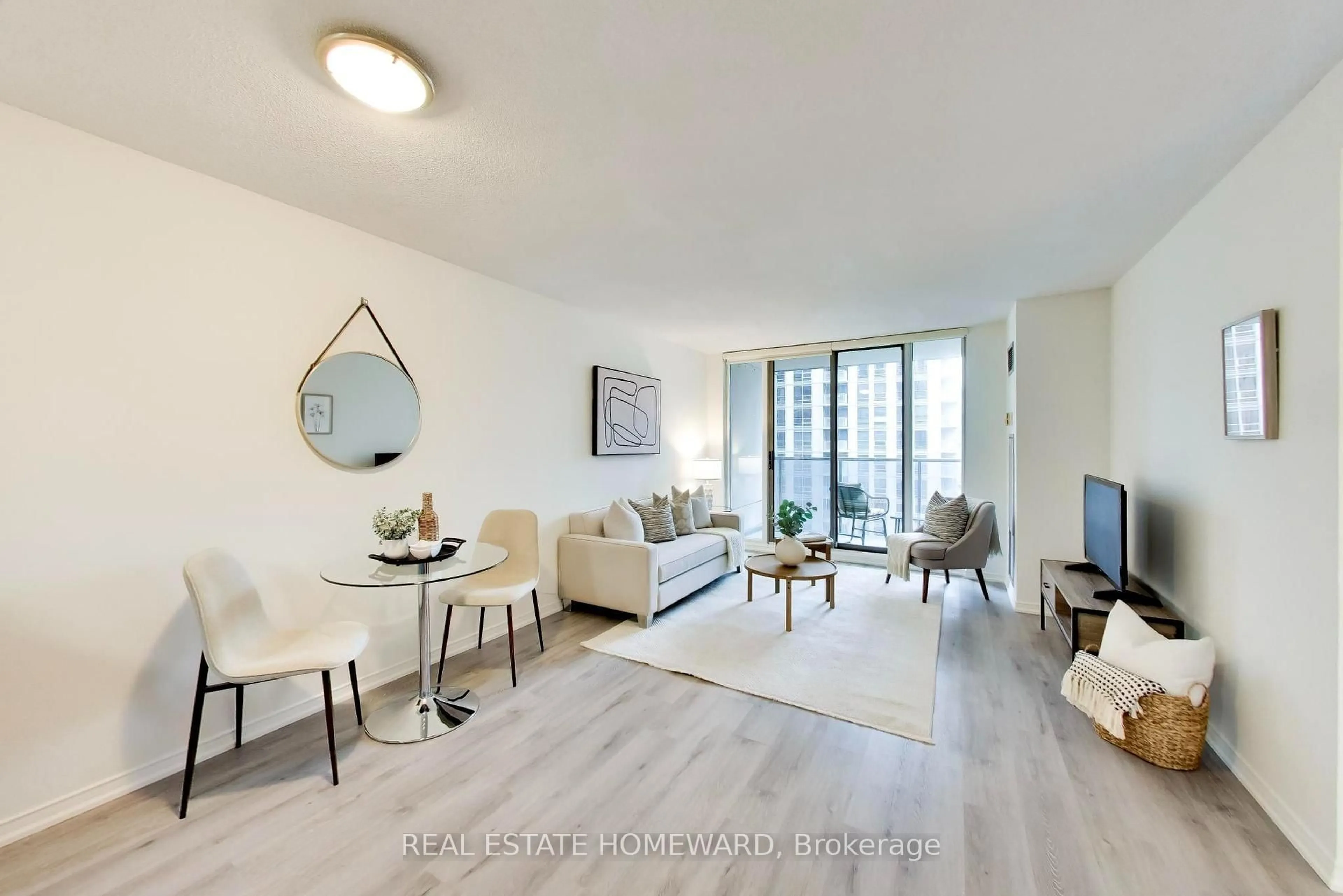 Living room with furniture, unknown for 750 Bay St #1511, Toronto Ontario M5G 1N6