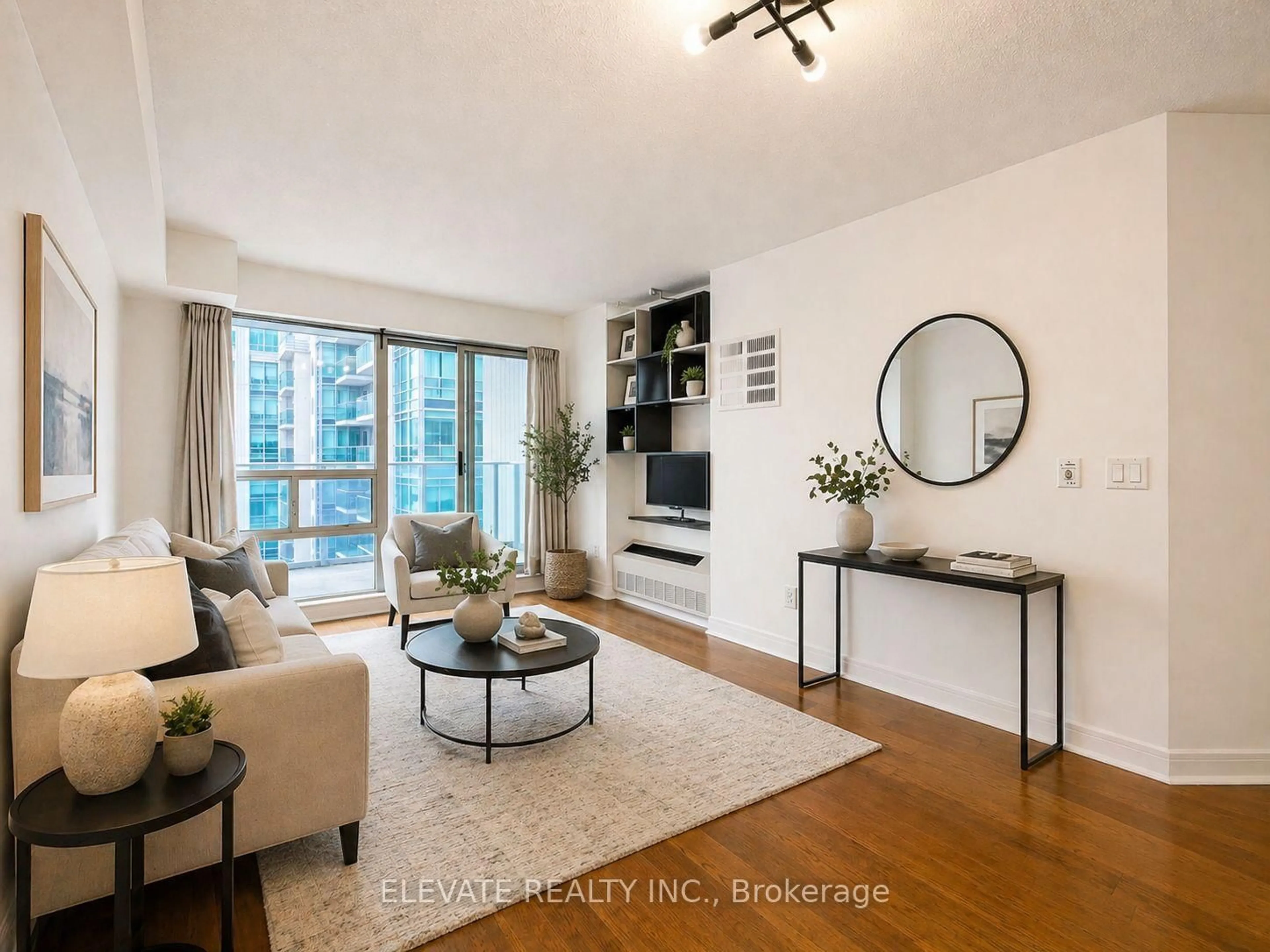 Living room with furniture, unknown for 35 Bales Ave #1701, Toronto Ontario M2N 7L7